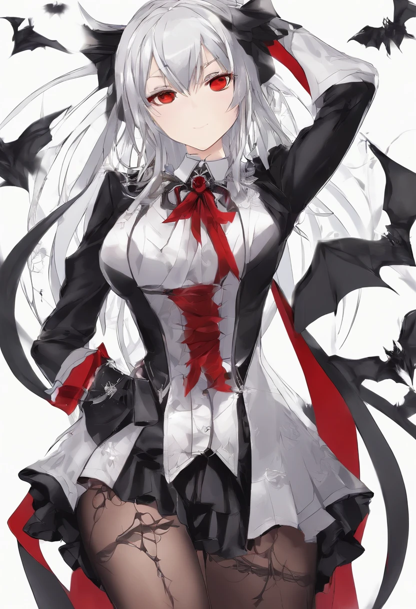 (Silver hair: 1.3), (Twin tails), (Red eyes: 1.3), (Vampire fangs: 1.3), (Very cute and beautiful naughty girl: 1.3), Gorgeous and detailed background, HENTAI illustrations, A devilish beautiful girl, overwhelmingly erotic,
BREAK,
Beautiful illustrations, highest quality, (cute female student: 1.3, white: 1.3), masterpiece, (glossy skin, shiny skin, shiny skin, bright eyes) ((blush)),
BREAK,
(Red eyes: 1.5, White skin: 1.1), (Beautiful, 14 years old: 1.5), Slim, Slender, (Small breasts), (Beautiful face: 1.3), (Ash hair: 1.3) ), (White hair: 1.3) , (Silver hair: 1.3),
BREAK,
(Elegant black full lace gothic dress), (Latex corset), (Black latex stockings), (Knee high, stilettos over boots), (Very detailed clothes),
BREAK,
(Pose that emphasizes buttocks: 1.4), Temptation, Extremely lewd girl, Bitch, JIRAIKEI, Beautiful thighs, (Provocative expression), (Viewer: 1.3), (Immorality: 1.5), (NSFW), Fantasy, Glossy skin, mid-journey, anime, butt focus,
Arms behind, arms above head, beautiful thighs, (provocative expression), (looking straight at the viewer), (viewer: 1.3), (upper body: 1.3), angle from above, Simple black background, (((immoral:1.5))), (SFW), fantasy