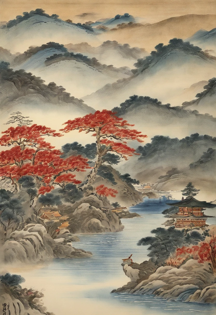 Best Quality, style of hokusai, ukiyoe painting, Oda Nobunaga,Hototogisu