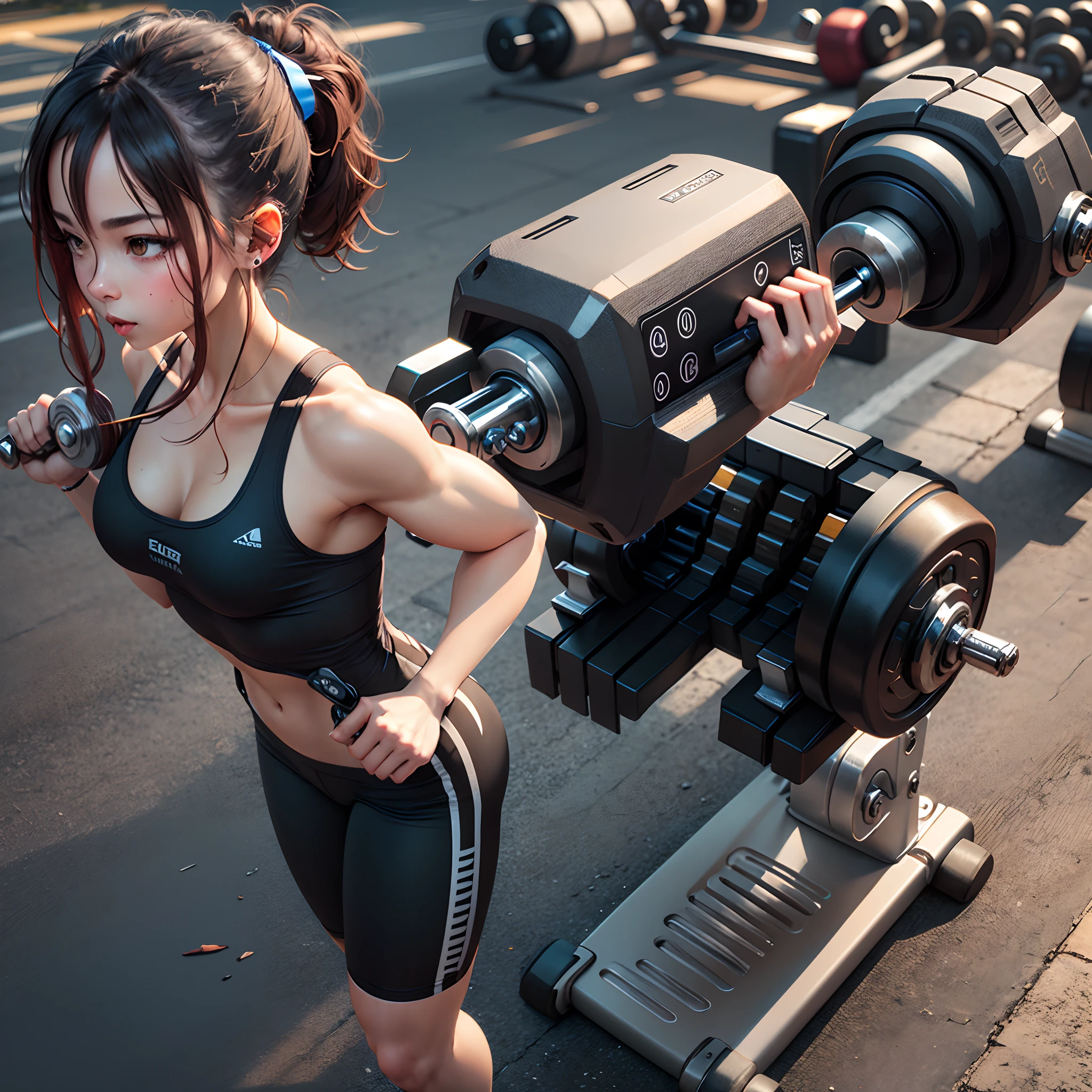 adjustable weight smart dumbbell