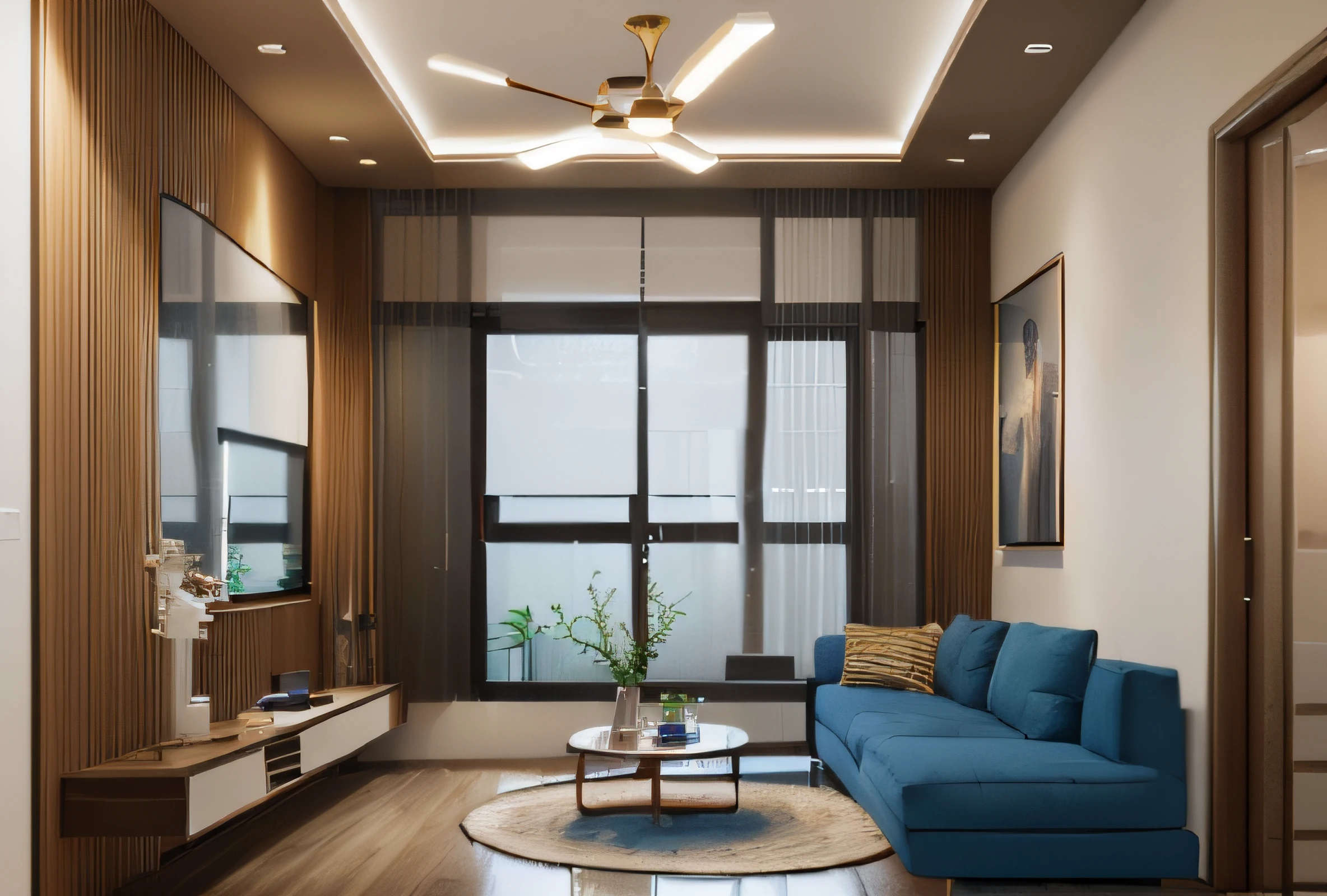 ((Masterpiece,best quality,8k uhd,dslr,soft lighting,high quality,hyper detail,film grain, Fujifilm XT3, UE 5 render 8k, super high resolution, supper detail:1.2,droste effect photography, macro photography, night light, cinematic lighting, interior design, glossy flooR)), livingroom