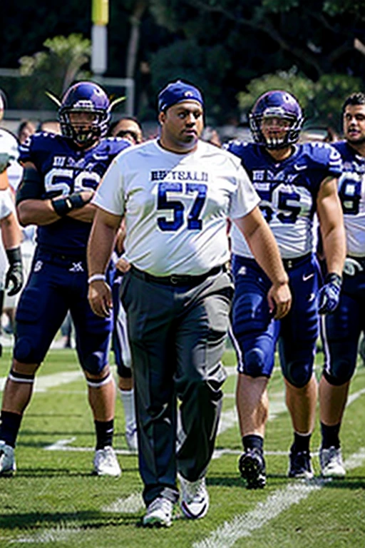 Fat bellied college football team