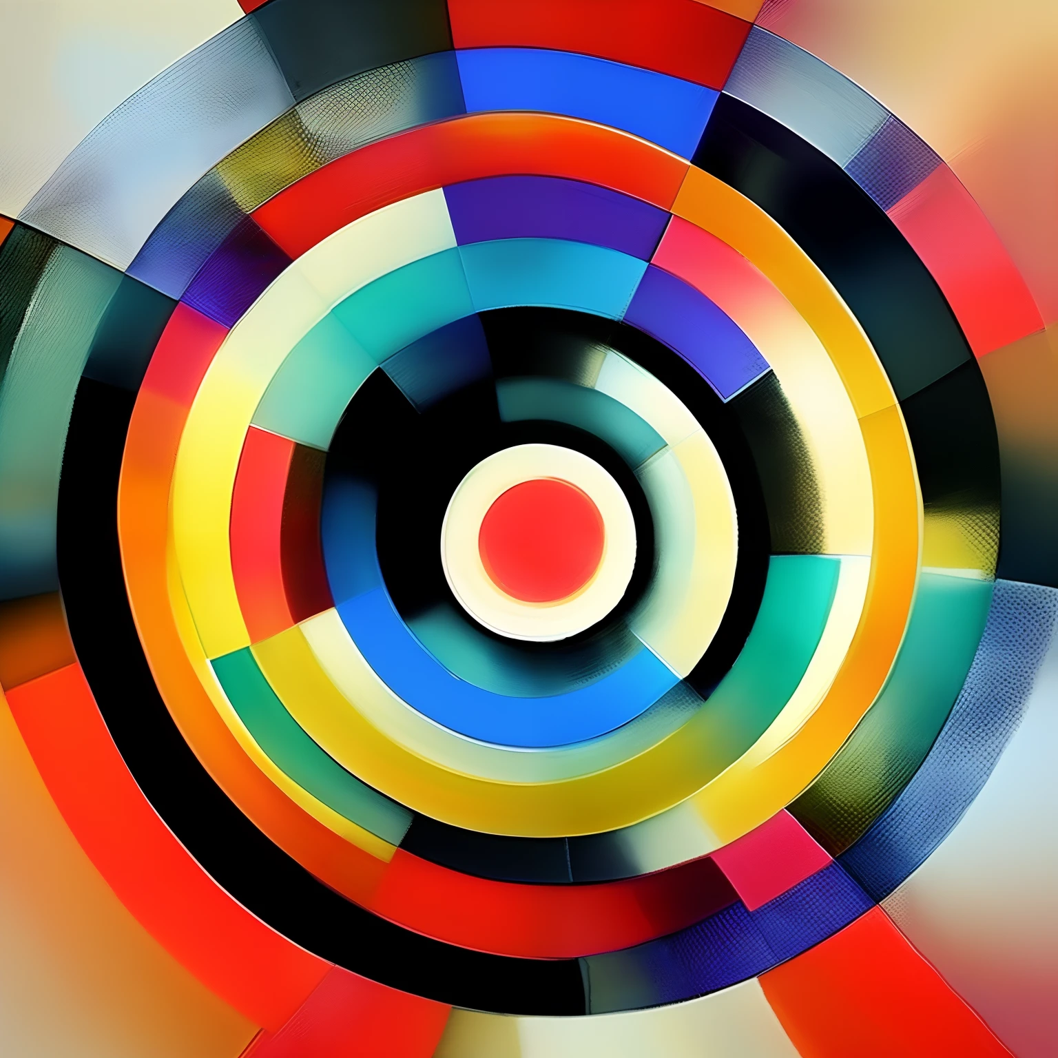 abstract art cercles