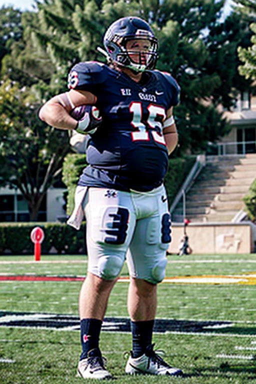 everyone on the college football team is fat