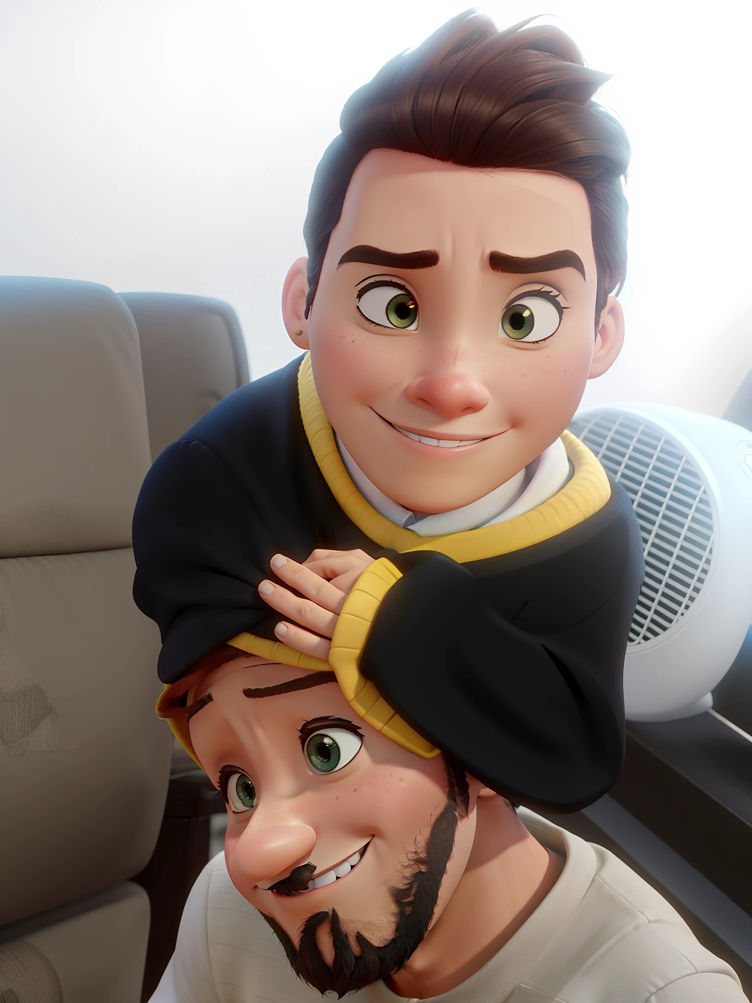 estilo capa de filme Pixar, boa qualidade, melhor qualidade
