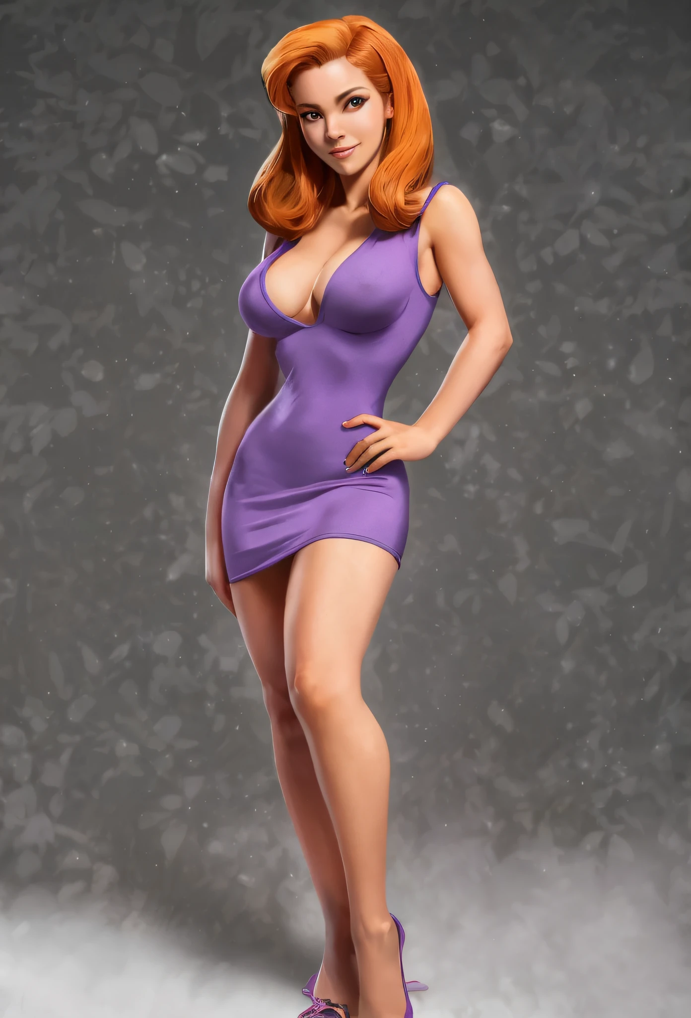 Daphne Blake sensual e linda de corpo inteiro, t-shirt Sketch style,