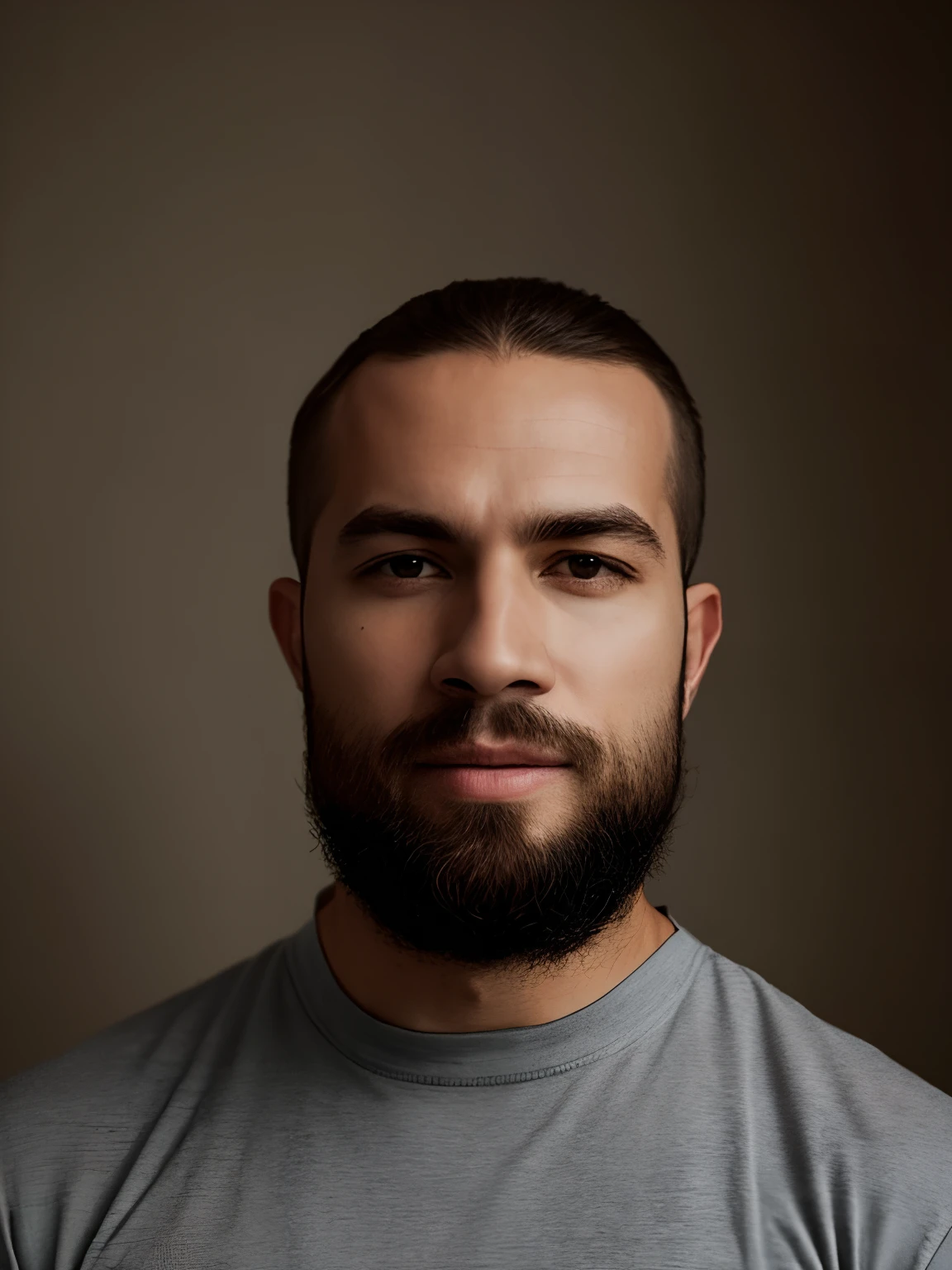 homem com barba e camisa branca, imagem de qualidade muito alta, barba preta,modelo de anime, Keep the facial features l.