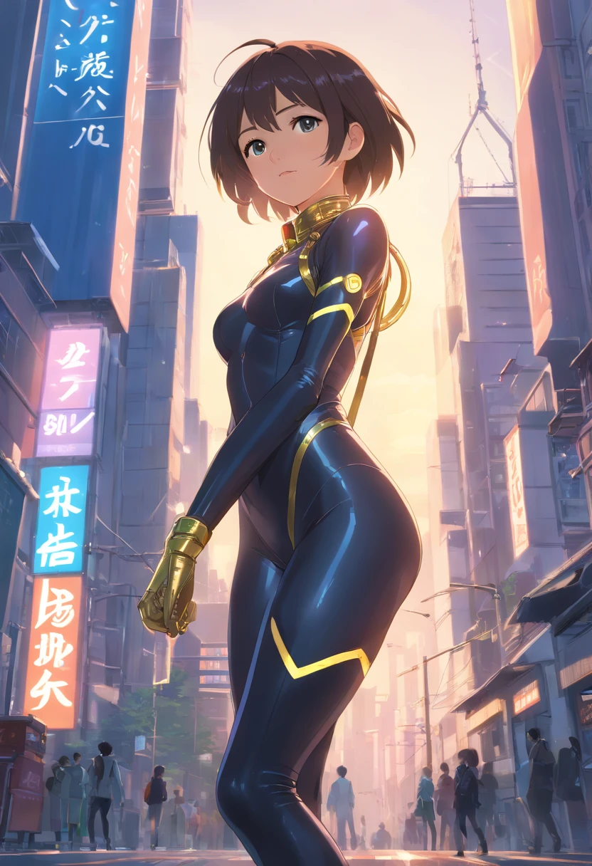 NTRman, ntrman style art, masterpiece, black hair, short hair, glasses, angry face, plump, curvy body, wet body, sweaty body, mature female, cinematic lights, close up, body details,