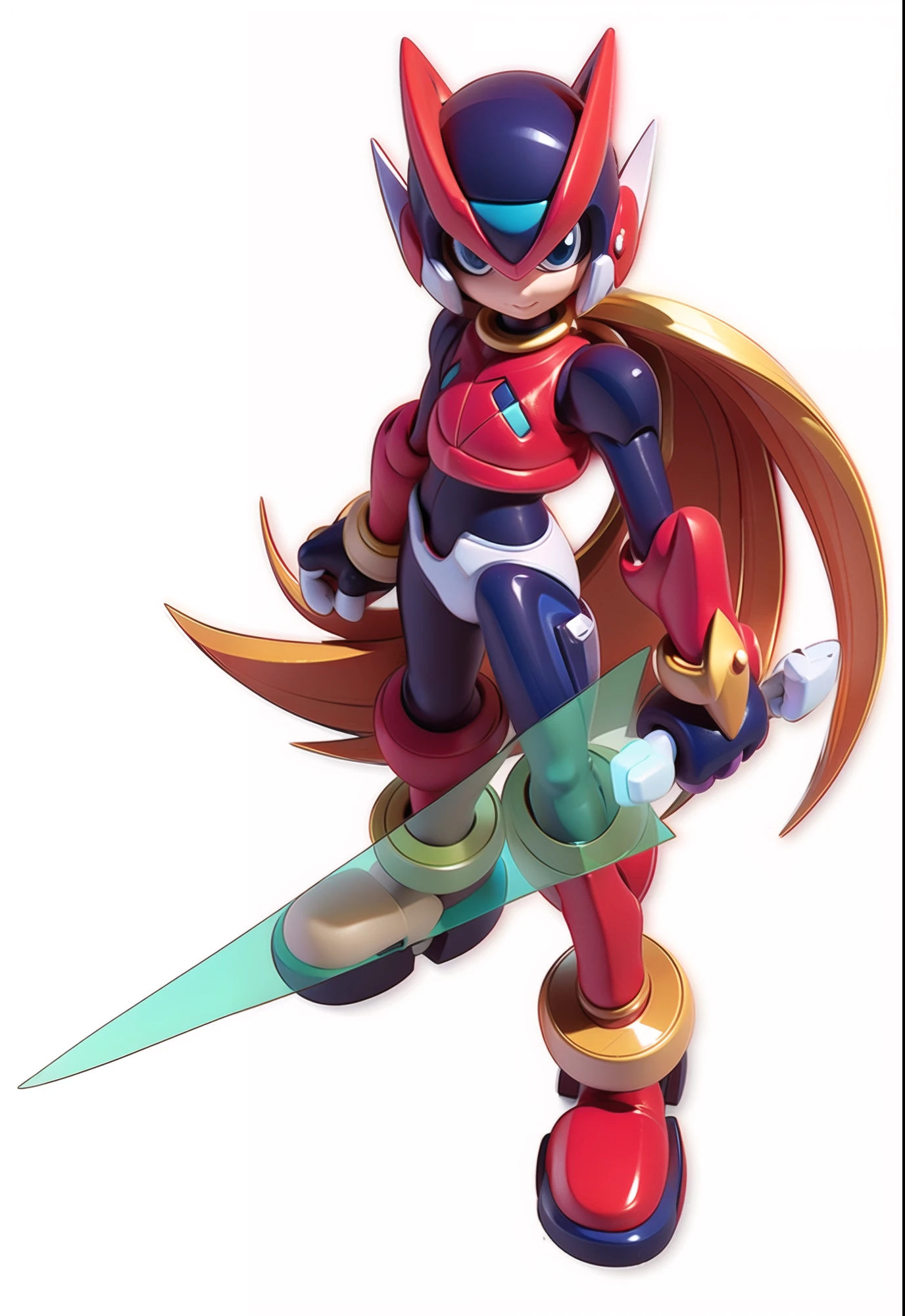 Mega Man X by On Devite, MegaMan, MegaMan, heroic kicking pose, this character has cryokinesis, offcial art, super super dynamic dynamic pose, heroic action pose, heroic masculine pose, fightingpose, Humanoid form, hero pose, inspired by Kōno Michisei, attack pose, Fighting posture, official character art, MegaMan，。.。.。.3D