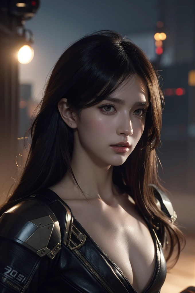 Beautiful caucasian girl, Photorealistic,intricate,elegant, cinematic lighting, highly detailed, 8k resolution, smoke and clouds, Horning Brothers, Caravaggio, Greg Rutkowski, Blade Runner,Titanfall, trending on artstation, sharp focus