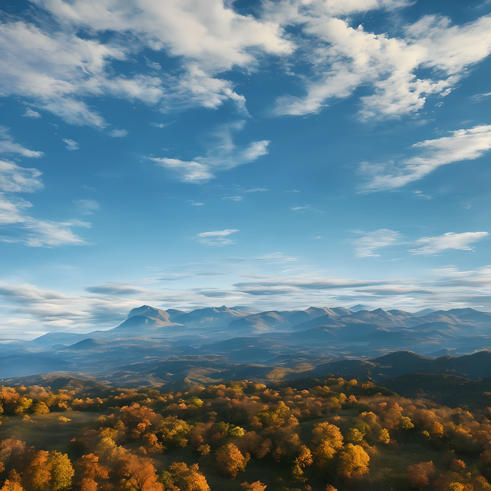 Beautiful sky views realistic