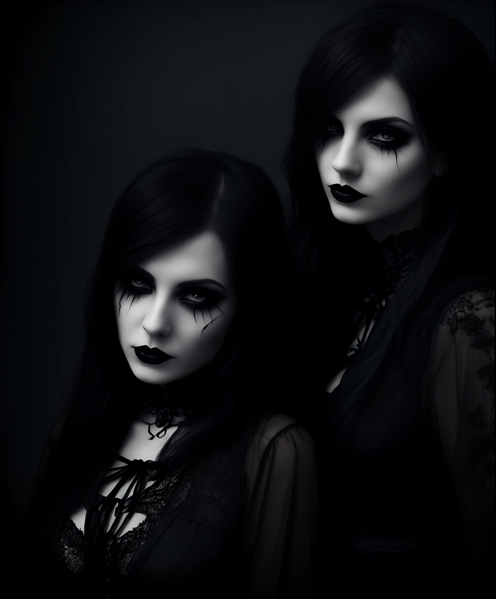 Beutiful Dead Gothic Woman