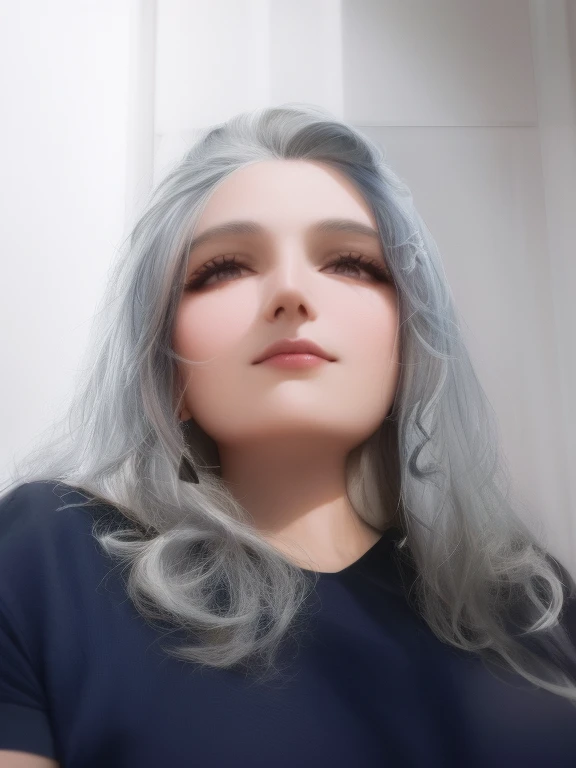 there is a woman with long hair wearing a leopard print hat, imagem de perfil, longos cabelos grisalhos, cabelos cacheados prateados, cabelos brancos cacheados, grey hair and a cowboy hat, Gandalf como uma mulher, inspirado em Sandro Botticelli, Angiewolf, Mulheres de 40 anos, inspirado em Tina Blondell, com longos cabelos cacheados, com longos cabelos brancos
