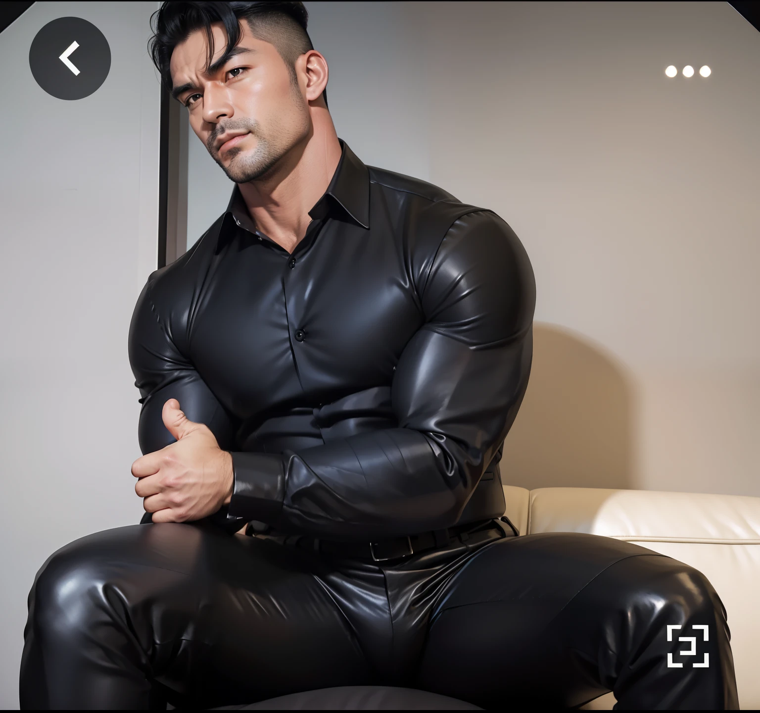 30 years old,daddy,"shiny suit ",Dad sat on sofa,k hd,in the office,"big muscle", gay ,black hair,asia face,masculine,strong man,the boss is,handsome,sex,leather gloves,lecherous dad,look straight ahead,"dad is handsome","gay dad","handsome","raise your hand"