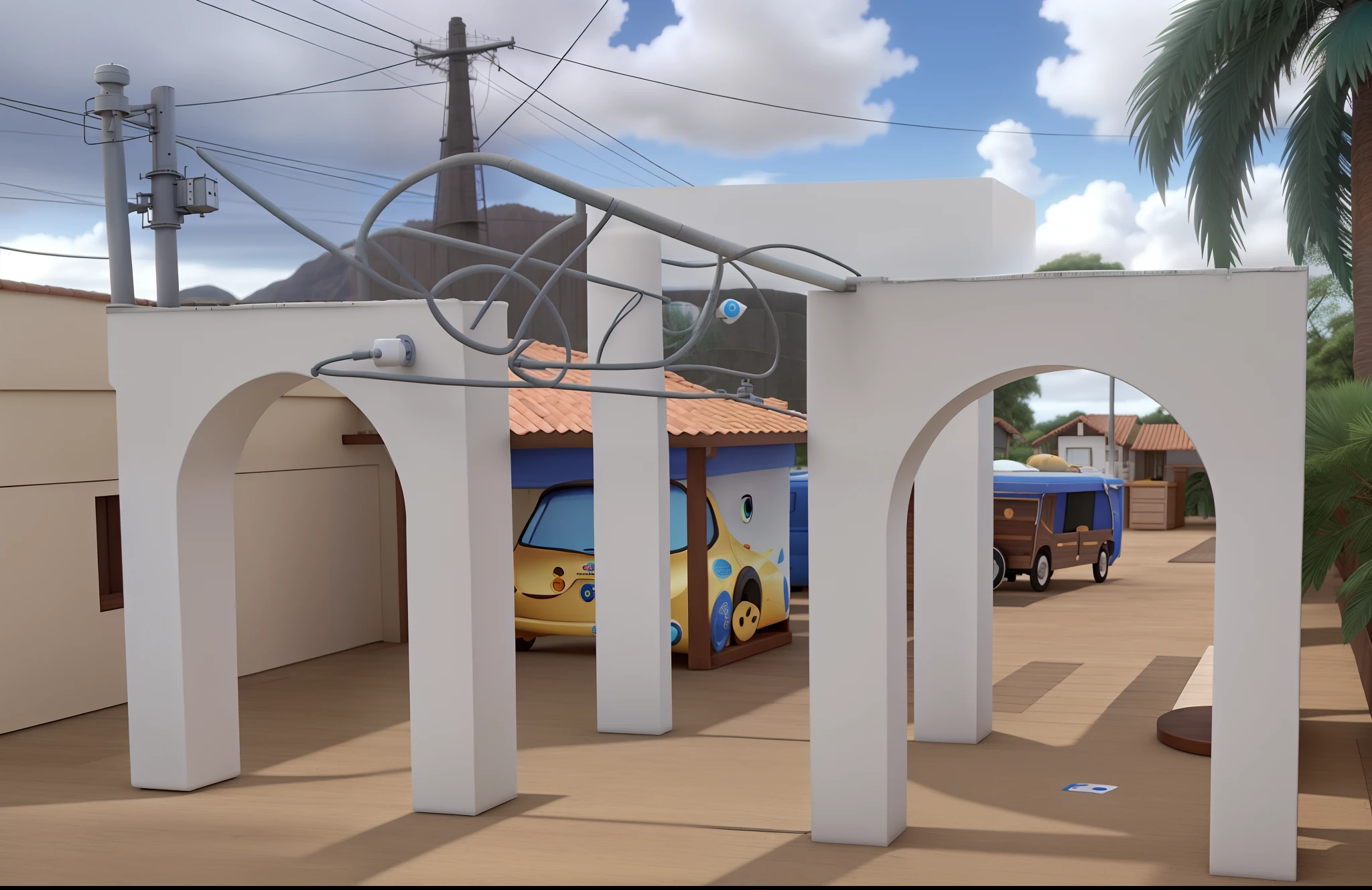 tornar imagem, estilo pixar