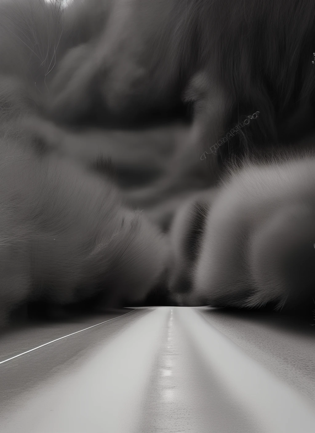 Black and white