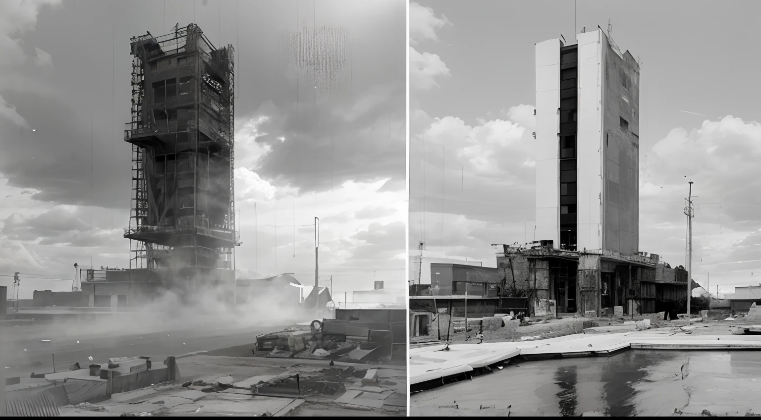 RESTORE THE IMAGE OF A BUILDING'S CONSTRUCTION
