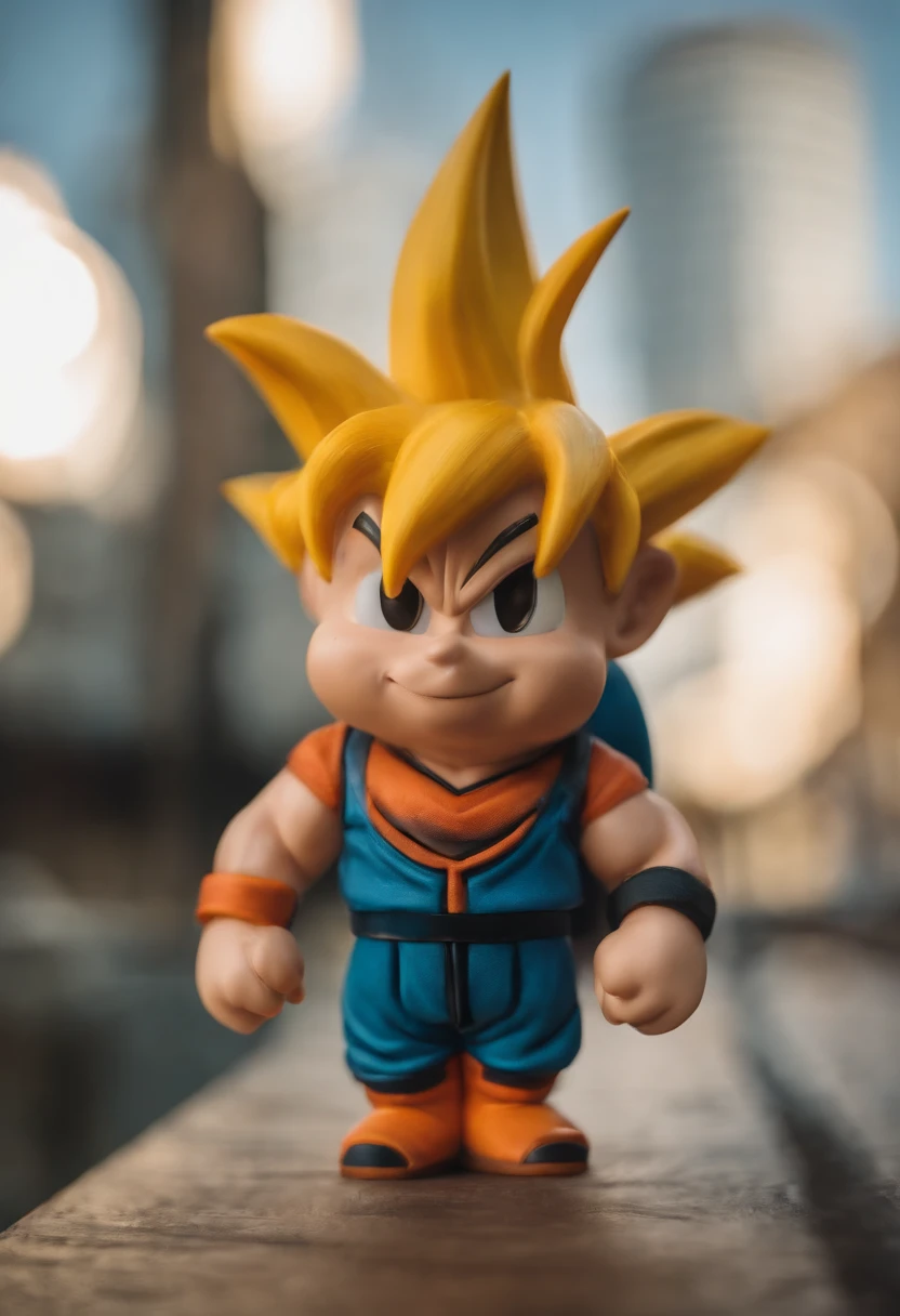 Realistic Goku as a Pokemon Trainer