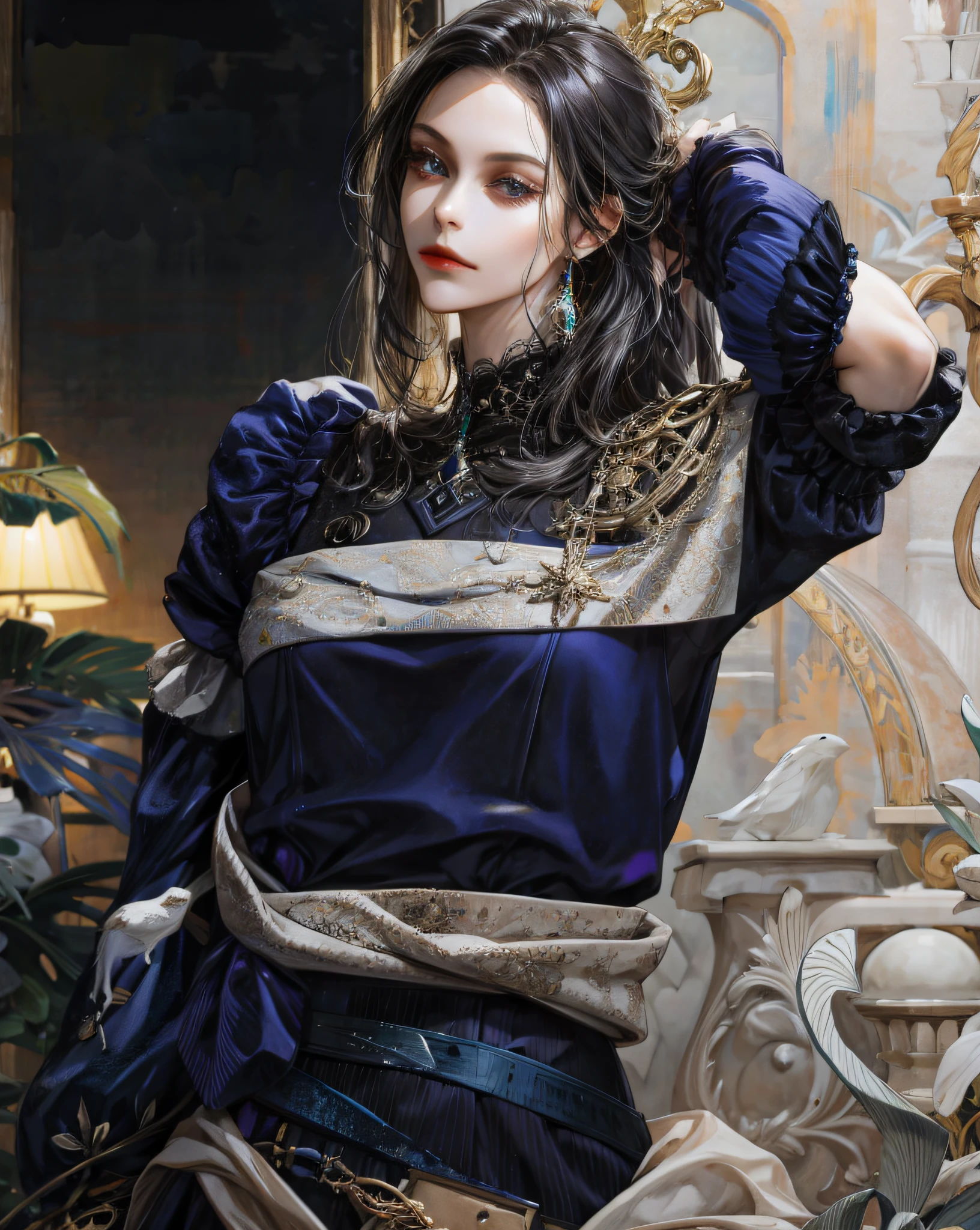 <lora:Yennefer:0.7>,yennefer, an amazing, naked, (intricate details, hyperdetailed:1.15), detailed