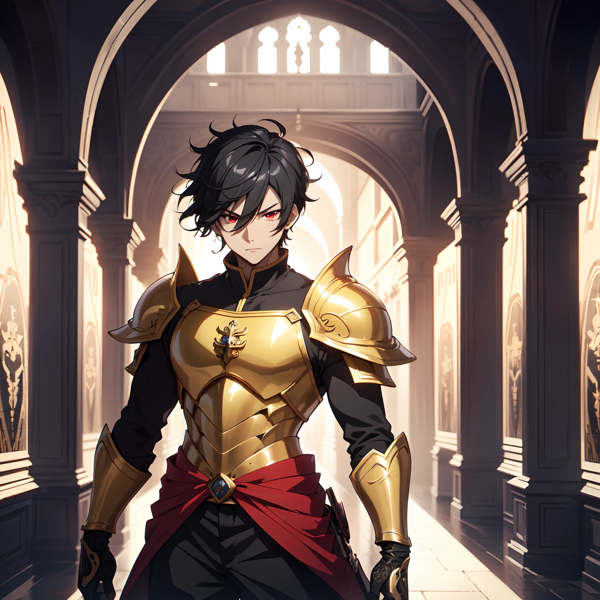 128K Ultra High Definition,
128K Ultra High Quality,
128K Ultra High Resolution,
Best Definition,
Best Quality,
Best Resolution,
Perfectly Detailed,
Perfectly Designed,
Extremely Detailed,
Extremely Designed,
Hyper Detailed,
Hyper Definition,
Hyper Quality,
Hyper Resolution,
Masterpiece,
(((Anime))),
Body Shot,
(((Boy))),
Handsome,
Muscular Body,
(((Black Short Hair))),
(((Red Eyes))),
(((Hyper Detailed & Perfectly Designed With Ultra High Quality Yellow Warlord Armor))),
(((Inside Of Medieval Royal Palace Background Scenery))),