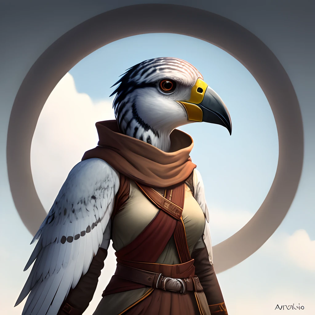 Aarakocra female Druid