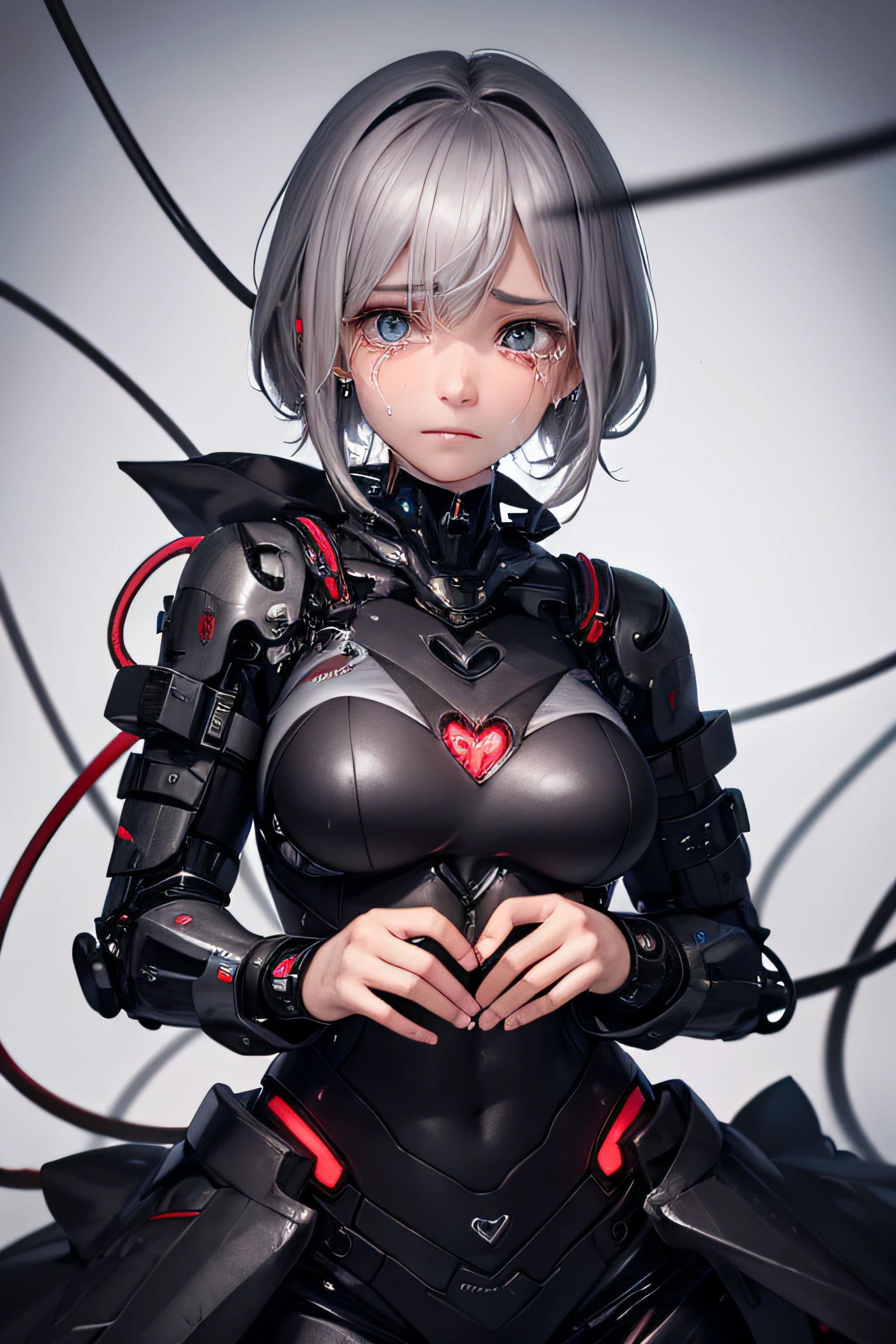 Souryuaska Langley、solo、Plug Suit 00、Evangelion、Repairing a torn plug suit with red tape、Upper Body、Close up on face、Slender girl、Moderate bust、