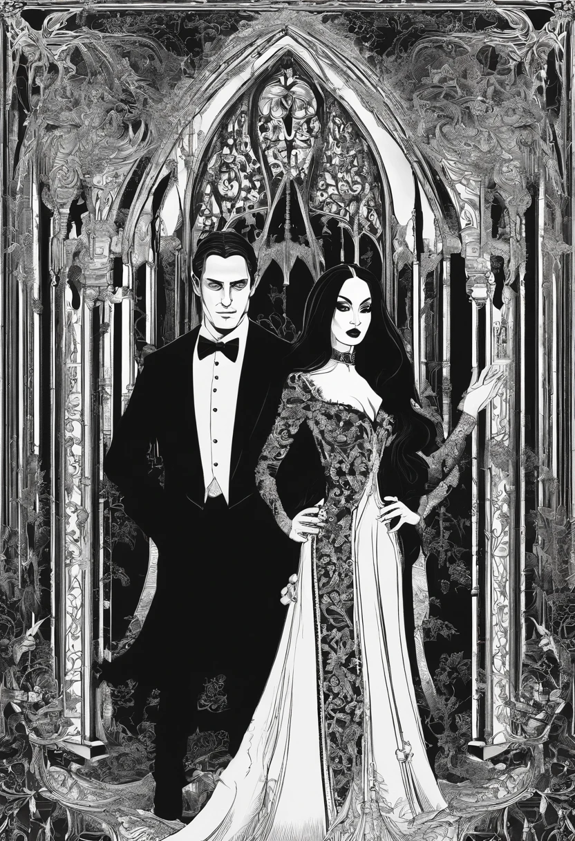 Gomez and morticia addams