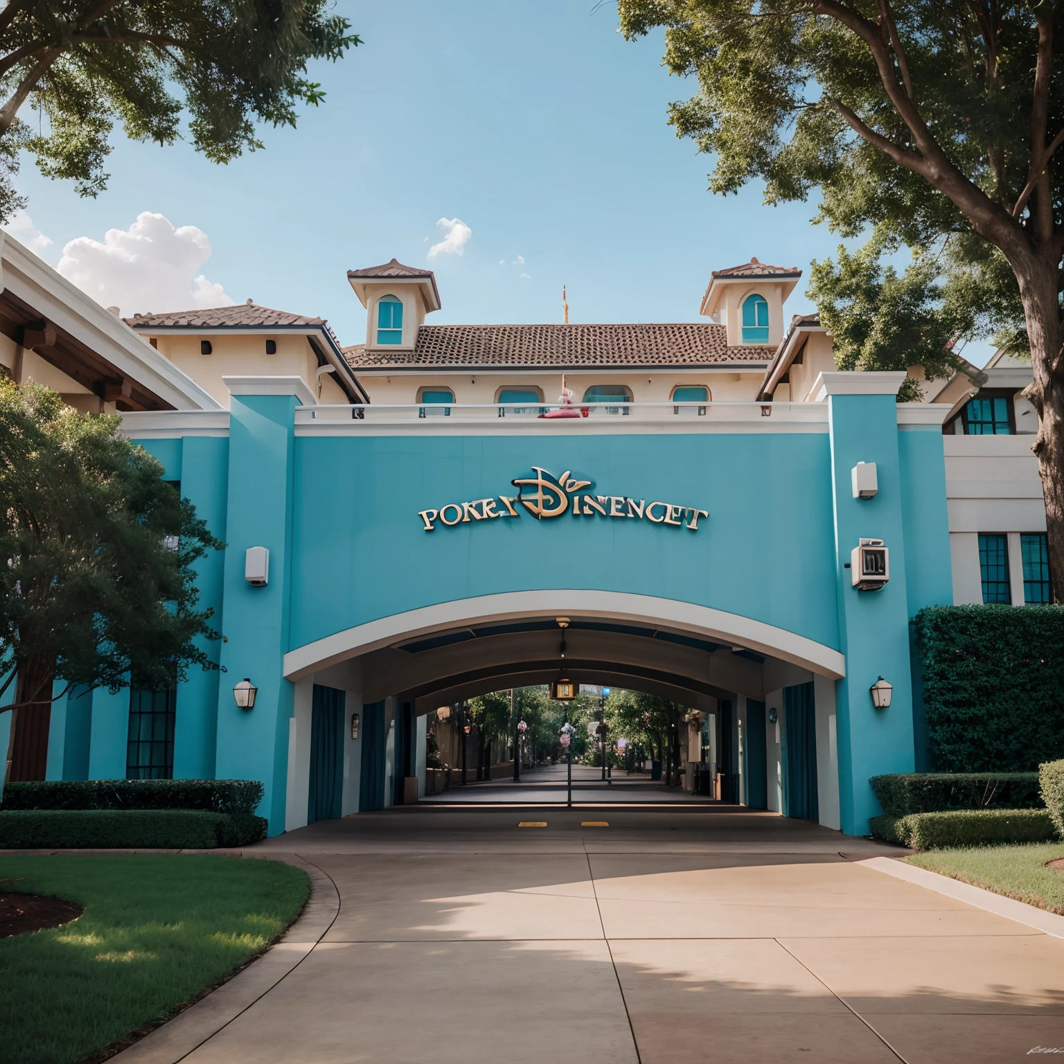 outside disney