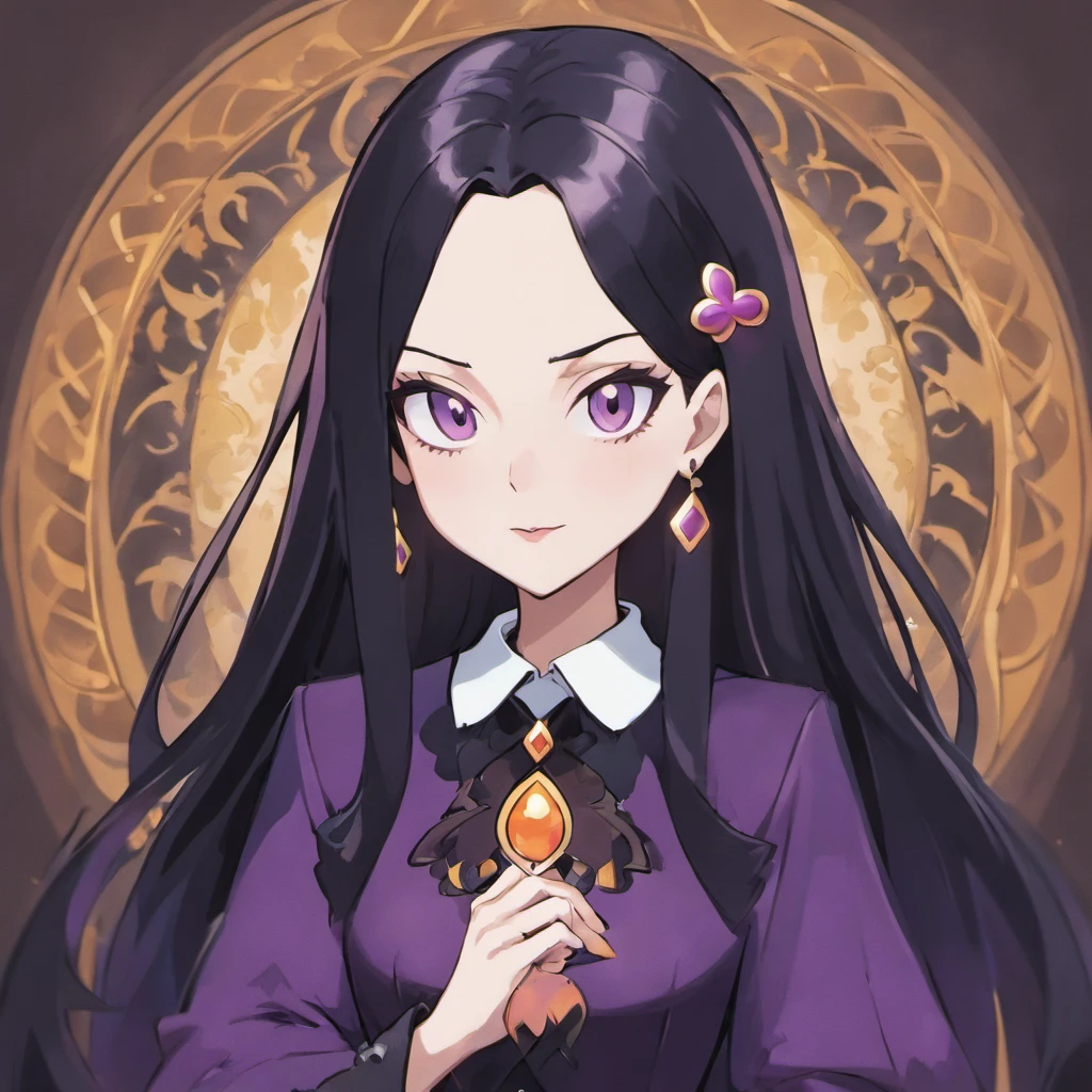 Portrait of Morticia addams
