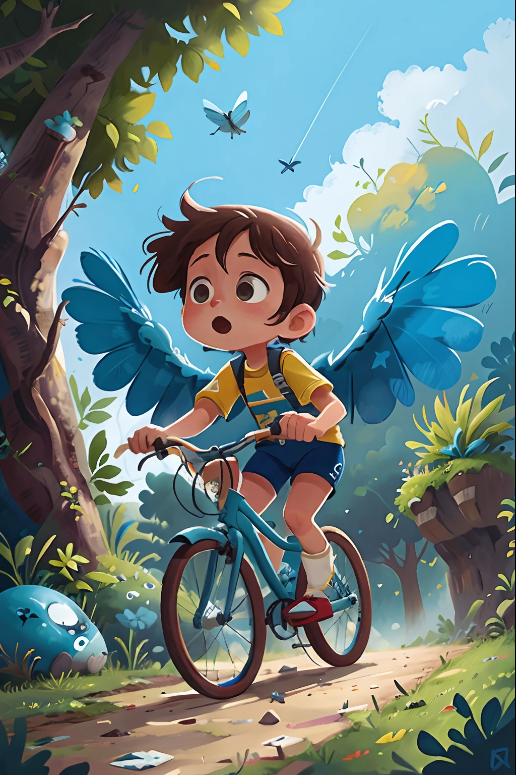 Bicicleta Flying Blue