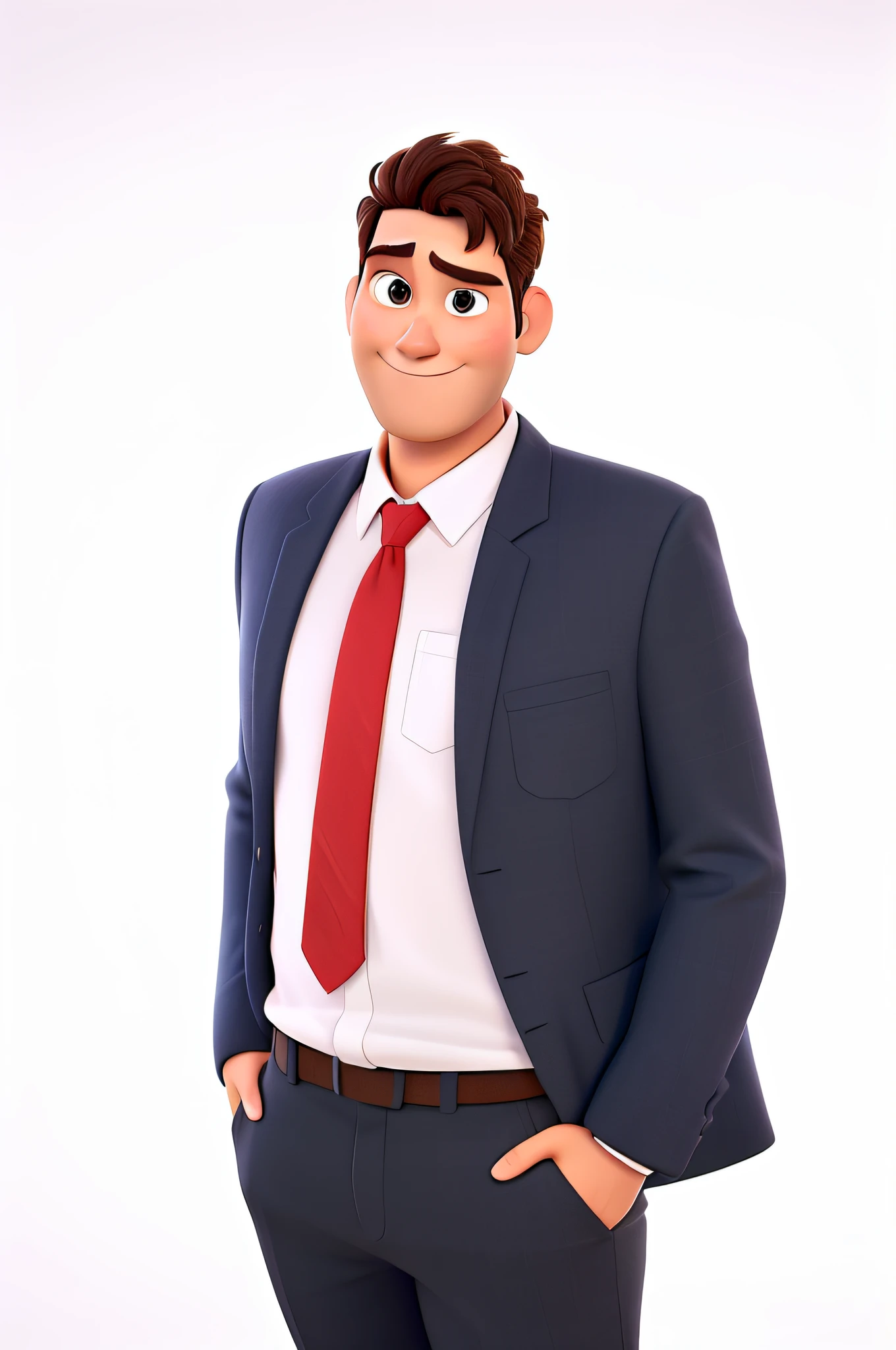Um homem estilo pixar, alta qualidade, melhor qualidade