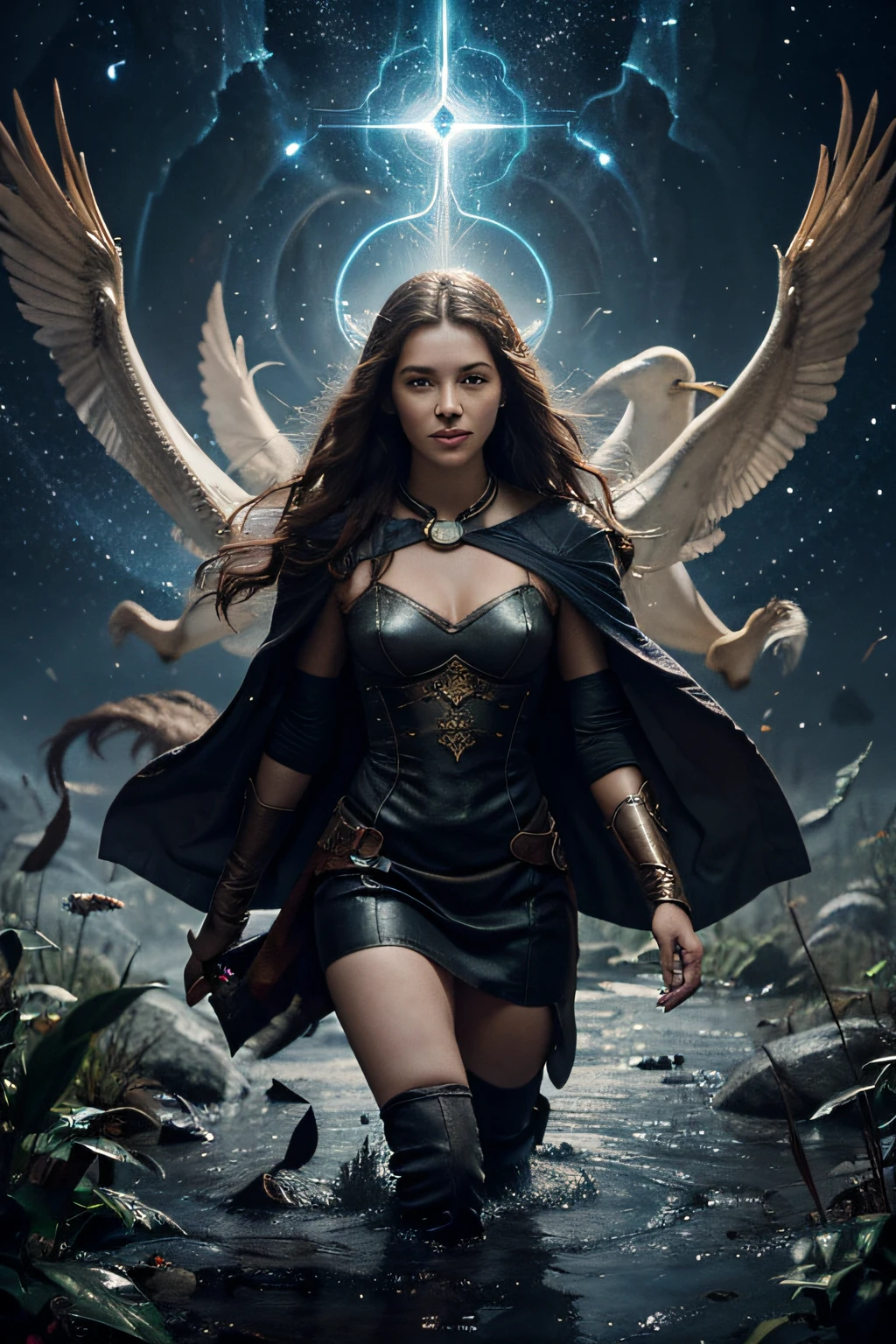 The scroll contained the words of a prophecy that predicted the arrival of the Celestial Ciphers, a group of magical creatures with the ability to maintain the equilibrium between magic and science. The finding made by Elara was regarded with skepticism; yet, the young woman was eager to find out the truth. They set off on a journey with the assistance of her steadfast companion, Toren, in an effort to locate the remaining scrolls that housed the whole of the prophecy.