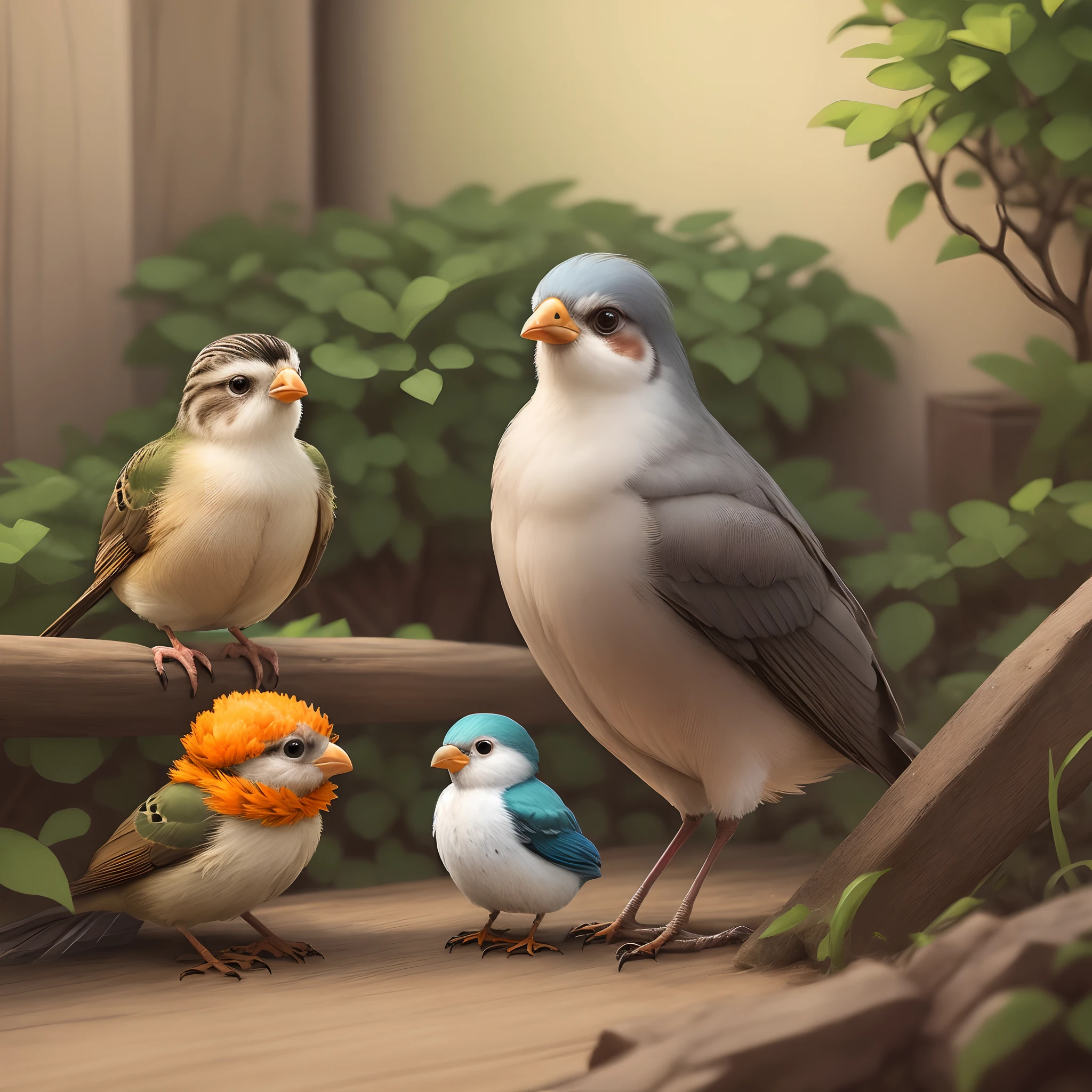 Mother Bird
Little Bird Son
Grandma Bird
