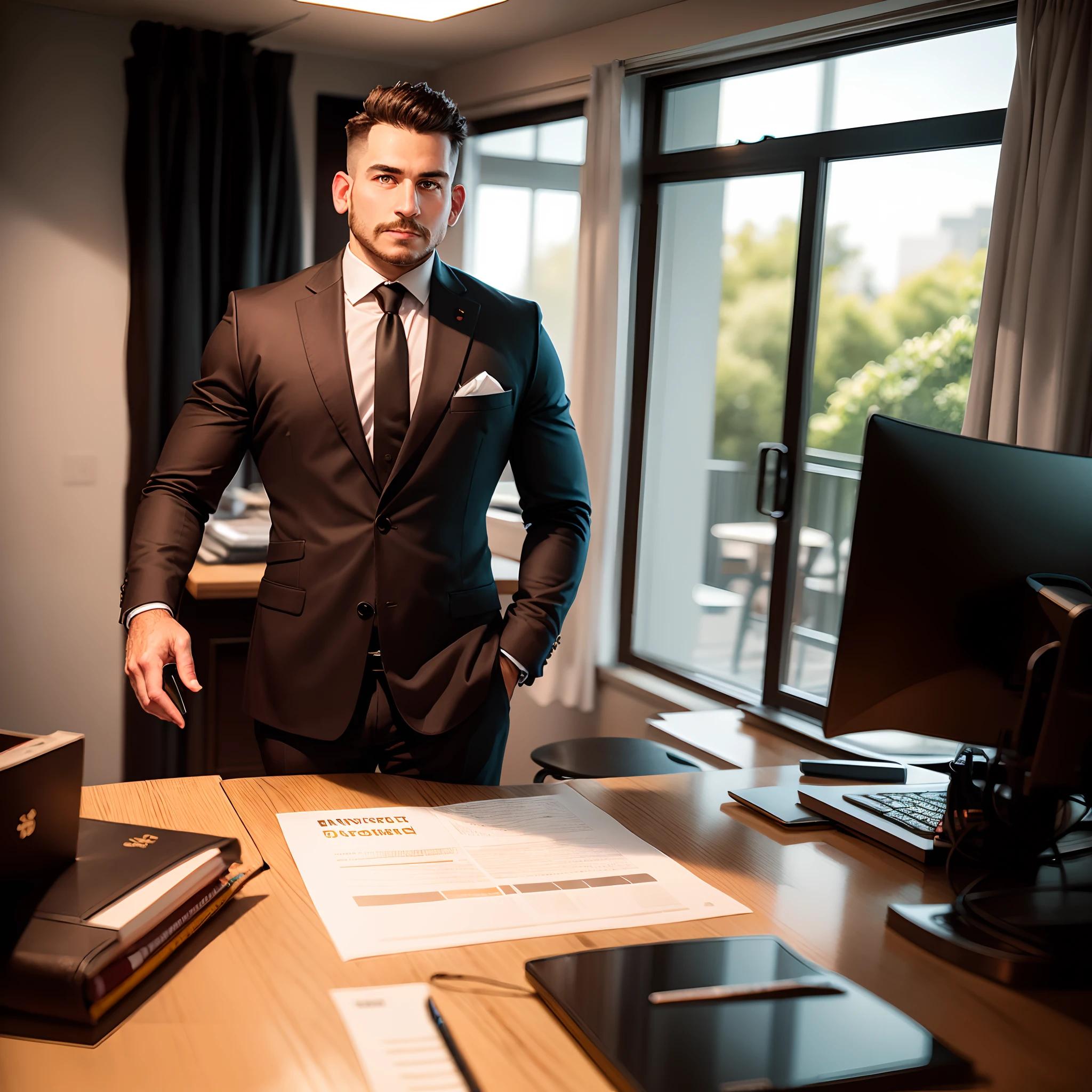 arafed man in a suit and tie standing in a room, vestindo terno preto, homem no terno preto, vestindo um terno preto, Wearing Black Business Suit, Macho bonito, vestindo um terno masculino elegante, vestindo terno apertado, em um terno preto, Terno Preto, terno intrincado, vestindo uma jaqueta preta extravagante, with a business suit on, bonito e atraente, de corpo inteiro, From head to toe, mostrando a altura, homem de corpo todo, showing feet, visto de baixo a cima, corpo inteiro, com sapatos, mostrando os sapatos sociais