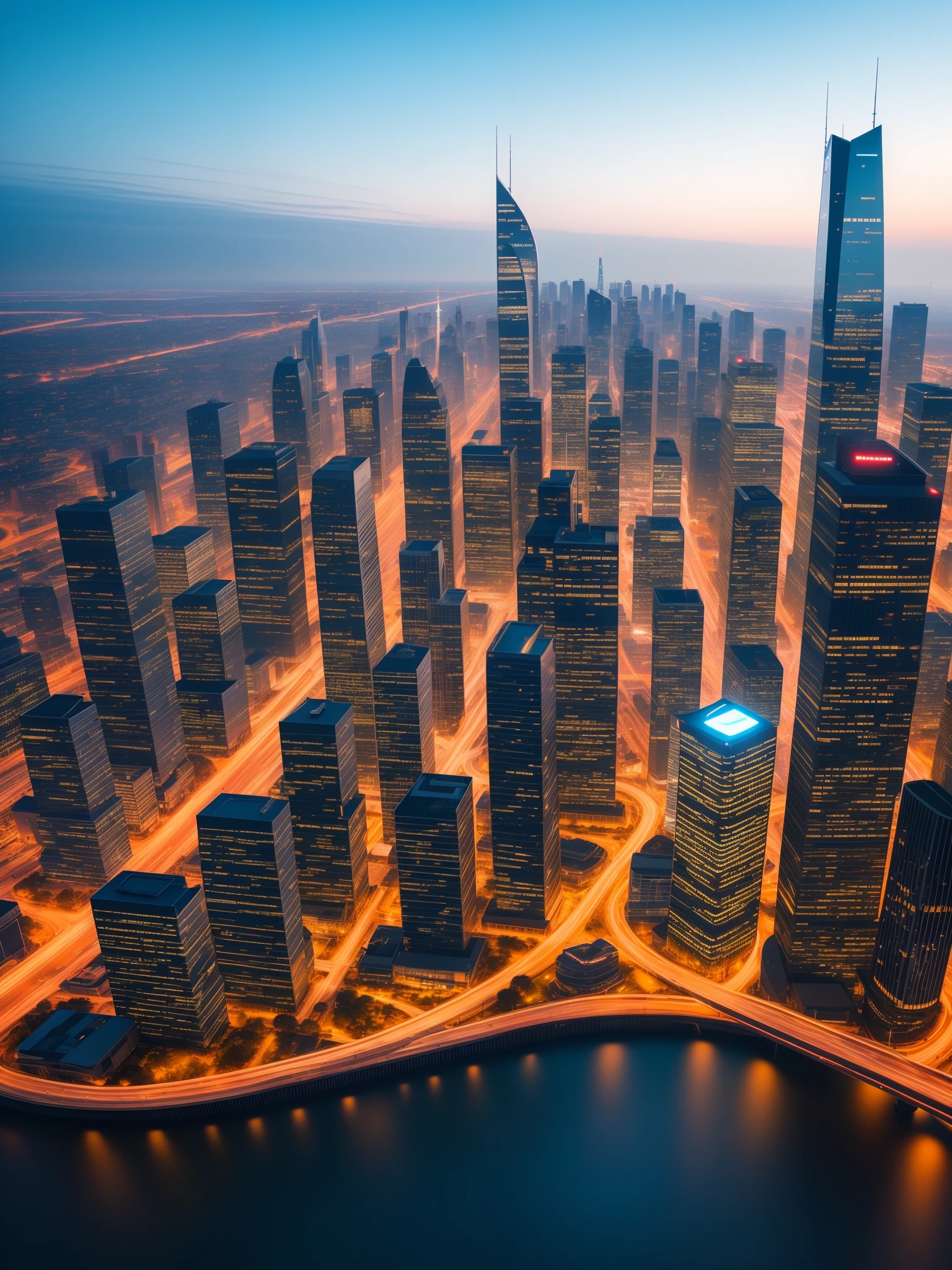 Best futuristic city wallpaper