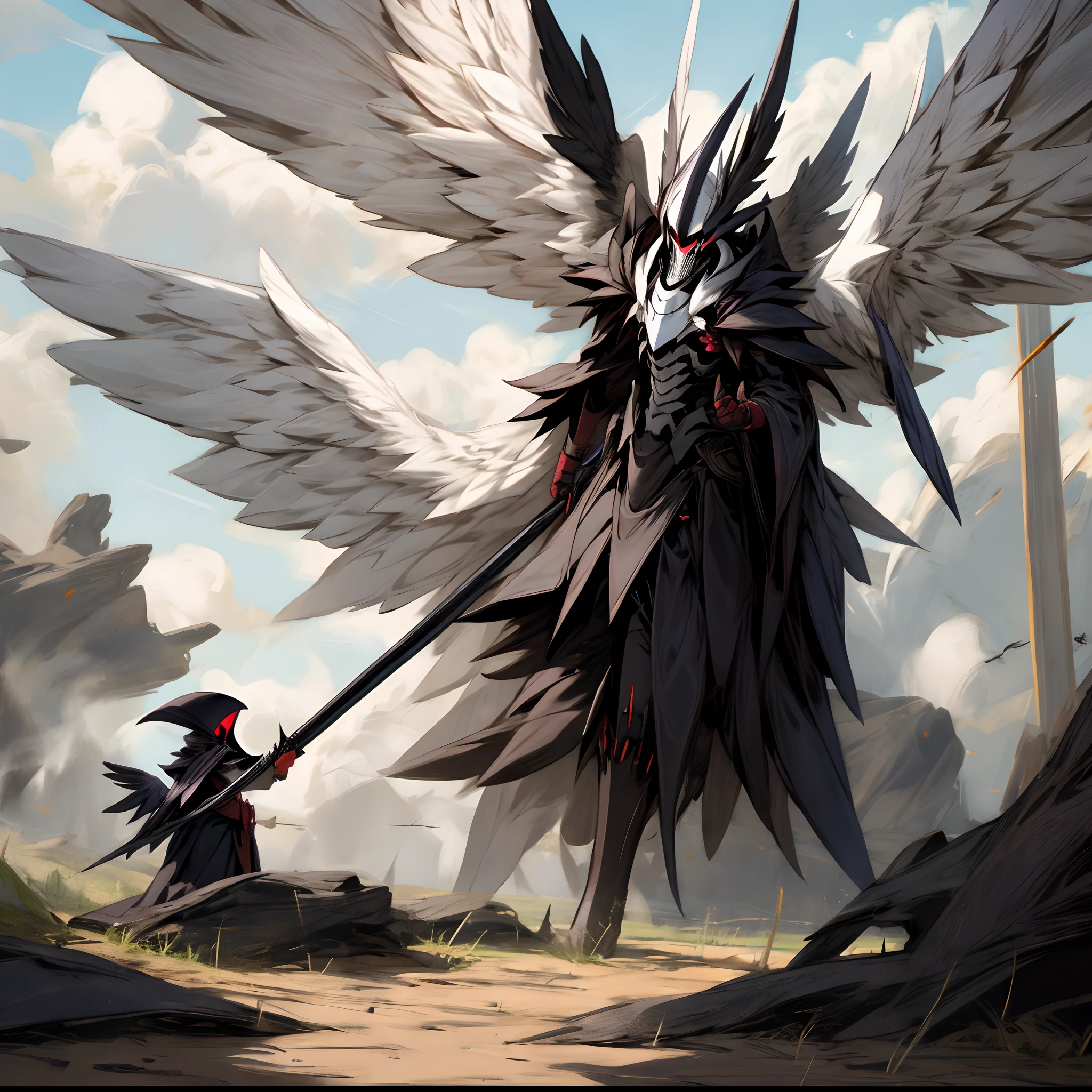 Reaper with wings