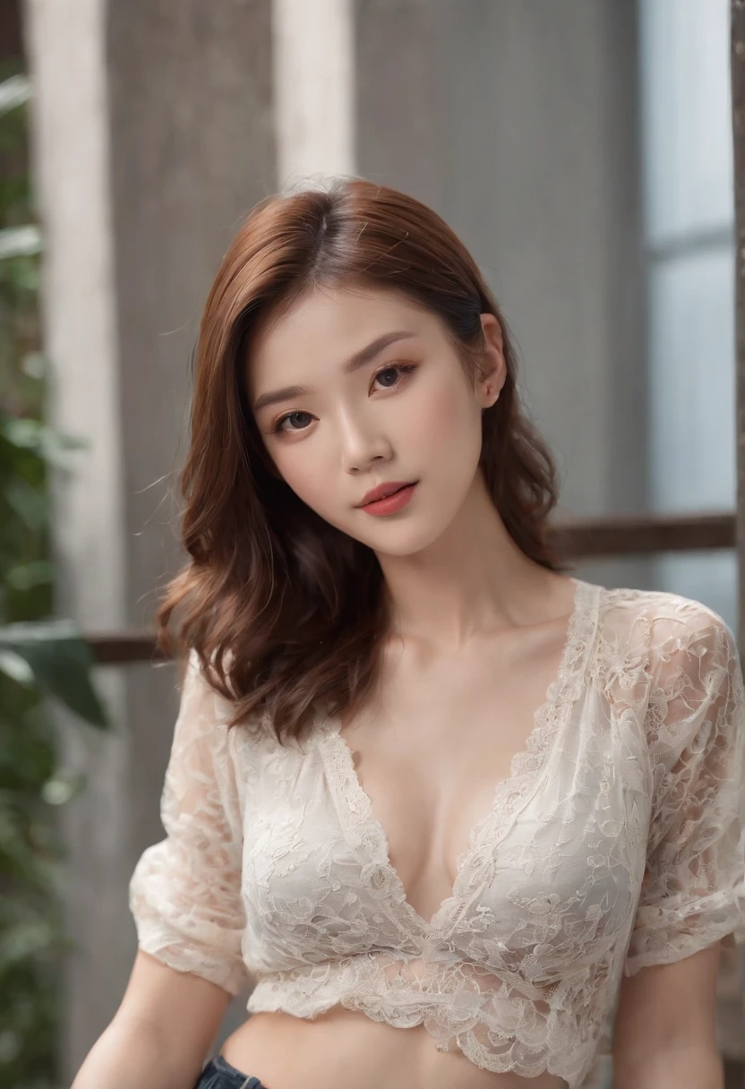 (((Super beautiful Chinese girl))), ((Its beauty is undeniable)), ((Excited cute face)), ((Ultra-detailed perfect eyes,)), ((Cute pose)), ((Output language)), ((Seductive )), Sexy, (( Skinny mesh shirt, Shorts court shoes sexy)), ((Delicate short brown hair,)), (( The skin)), ((Get up, up front view)), ((Touch your legs in a sexy pose)), ((do lado de fora, Public cities)), Sharp focus CGI, photoreallistic, High detail, hentail realism, Masterpiece, absurderes, Best quality, hdr, High quality, k hd, Extremely detailed, 8K wallpaper, Intricate details, 8K  UHD, Full-HD, (photo realist:1.2), contrast, strong illumination, Light cinematic, Natural lighting, hard light, Contre-Jour, globalillumination, Environmental occlusion