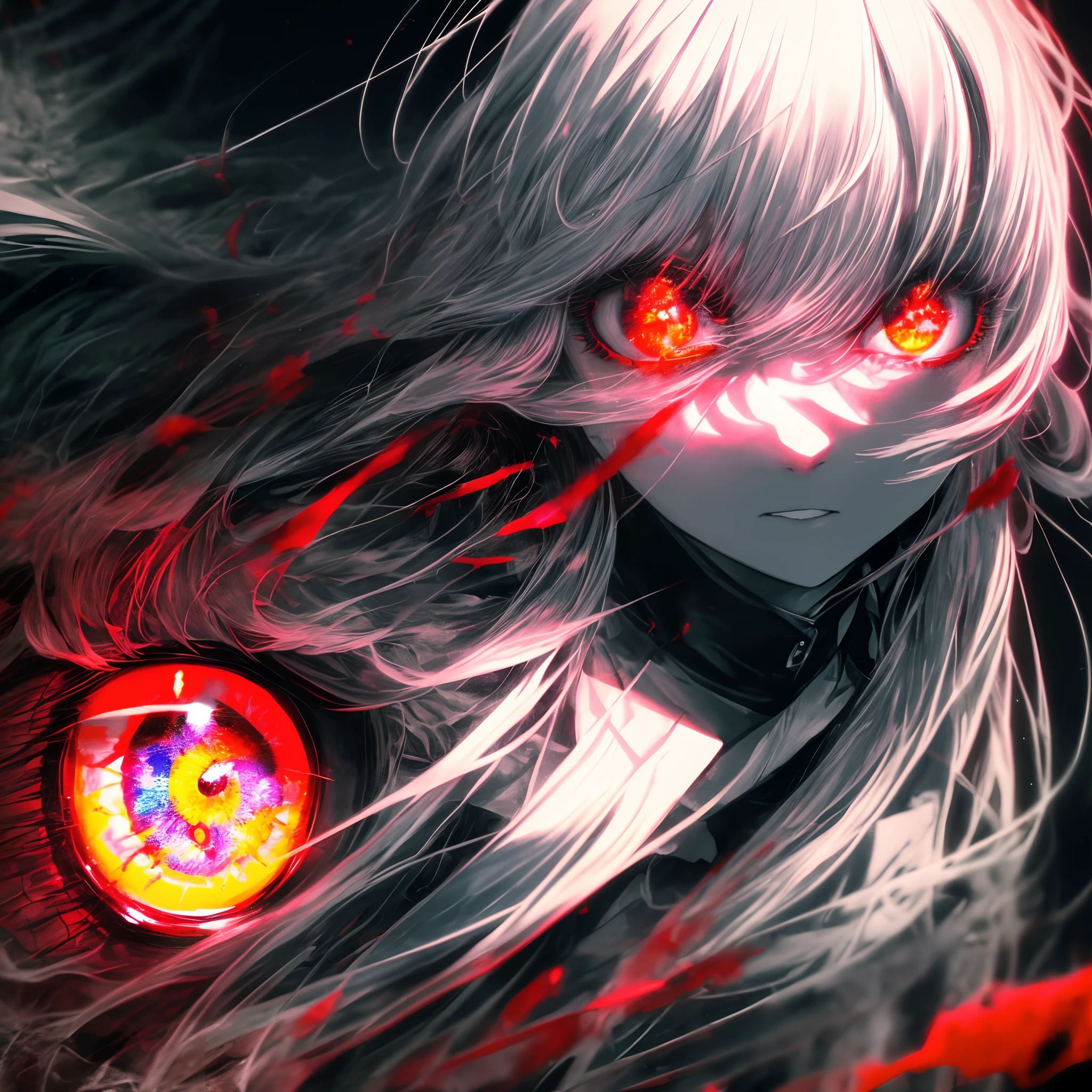 Luz radiactiva, anime2018::1,  rojo::1, neon color::1,, Parte 1.5, cara detalada, Calidad Ultra, ultra graphics,  Bloom 1.0, El vampiro, depression, Ultra realista, Anime IRL,Chica anime, Estilo oscuro, HDR, RTX, El cuerpo se desmorona , Cara detallada,soft illuminaotion, Makoto Sinkai,Pintura digital,staring at the camera",  8k, extremidades adicionales,Big dreamy eyes,Borrosa, Piel suave y lisa, Cara clonada, Symmetrical,neon liquid, fluyendo de los ojos,Arte del anime,Foto, Agrietamiento de la cara  , ...key: rojo, sangre de los ojos, realista, Luz realista, Anime realista, Sombras realistas, liquid, dripping from a tree,depresivo, nubes, Sakura, spider lily , ojos detallados, Enfoque de los ojos, lashes, fluffy lower eyelashes:1.5, pale face,{Ojos muy rojos} {{{gloomy atmosphere}}}, imagen de miedo, selva, {{niebla}}, {{{{Neon red liquid, flowing down the trees}}}}, {{atmosfera oscura}}, {{{El cuerpo se desmorona}}}, {Trenzas}, Lluvia, {{sangre en el suelo}}, {{Fuego}}, {{{Primer plano de los ojos}}},The best generation, Ultra Generation, Generation 3000, 2048×2048.., Detalles faciales, Detallar ropa, Symmetrical balance, Ghoul de Tokio, El vampiro, Kaneki, Anime 2020, Agua y cielo, cabello negro,cabello detallado, Ghoul de Tokio, Kaneki, El vampiro, Arte depresivo, depression, aburrimiento, Tristeza, llorar, Dolor, humo negro, Black Energy, tentacles, Kagune, sangre, sangre en la cara, Un mar de sangre, Cadenas, Barbed wire, Fuego, Wide-angle camera, Muchos detalles finos, spider lily, Sakura, dulce, Scalopendra, fondo negro, Agujero en el estuche, muerto por dentro, Arte muerto, acostado en la hierba,