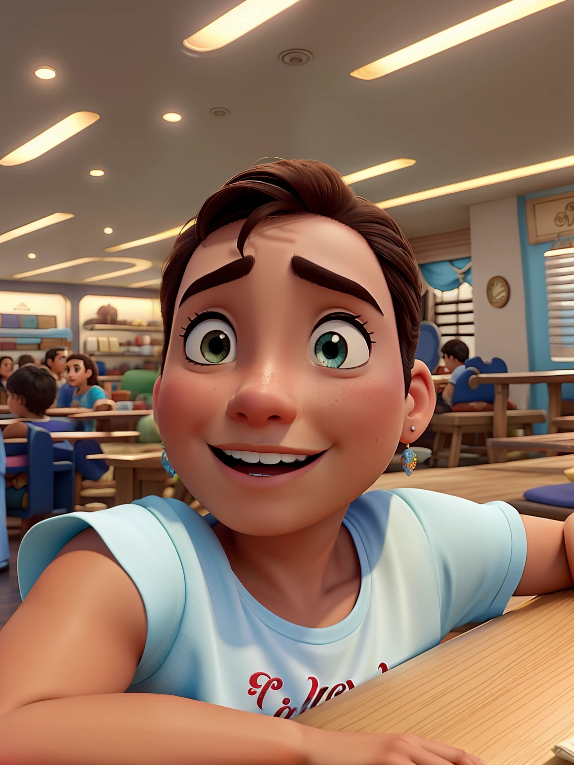 Uma capa de filme ao estilo Disney,