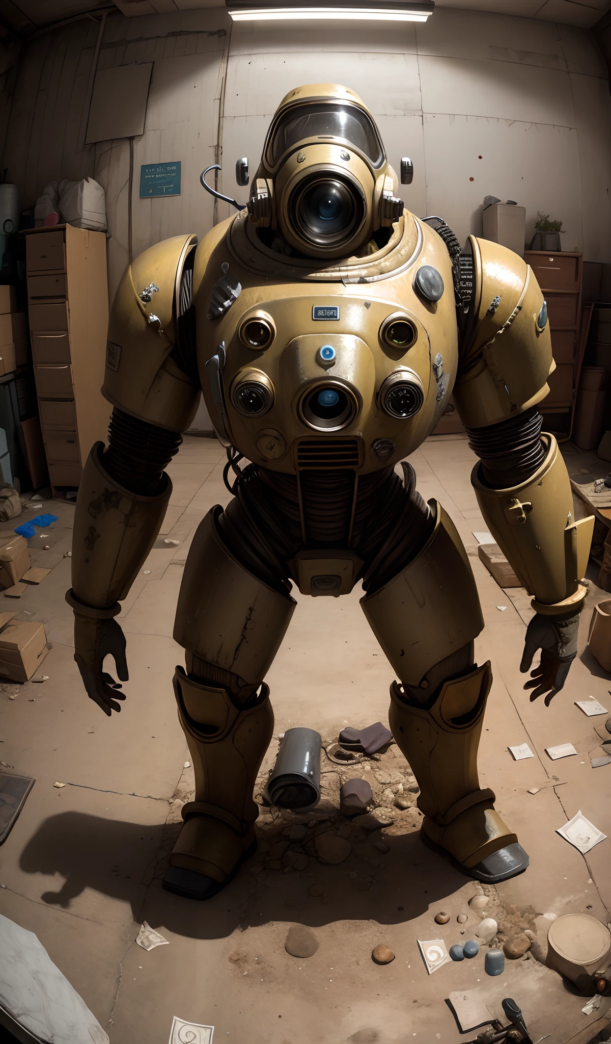 fallout power armor money spread fisheye lens