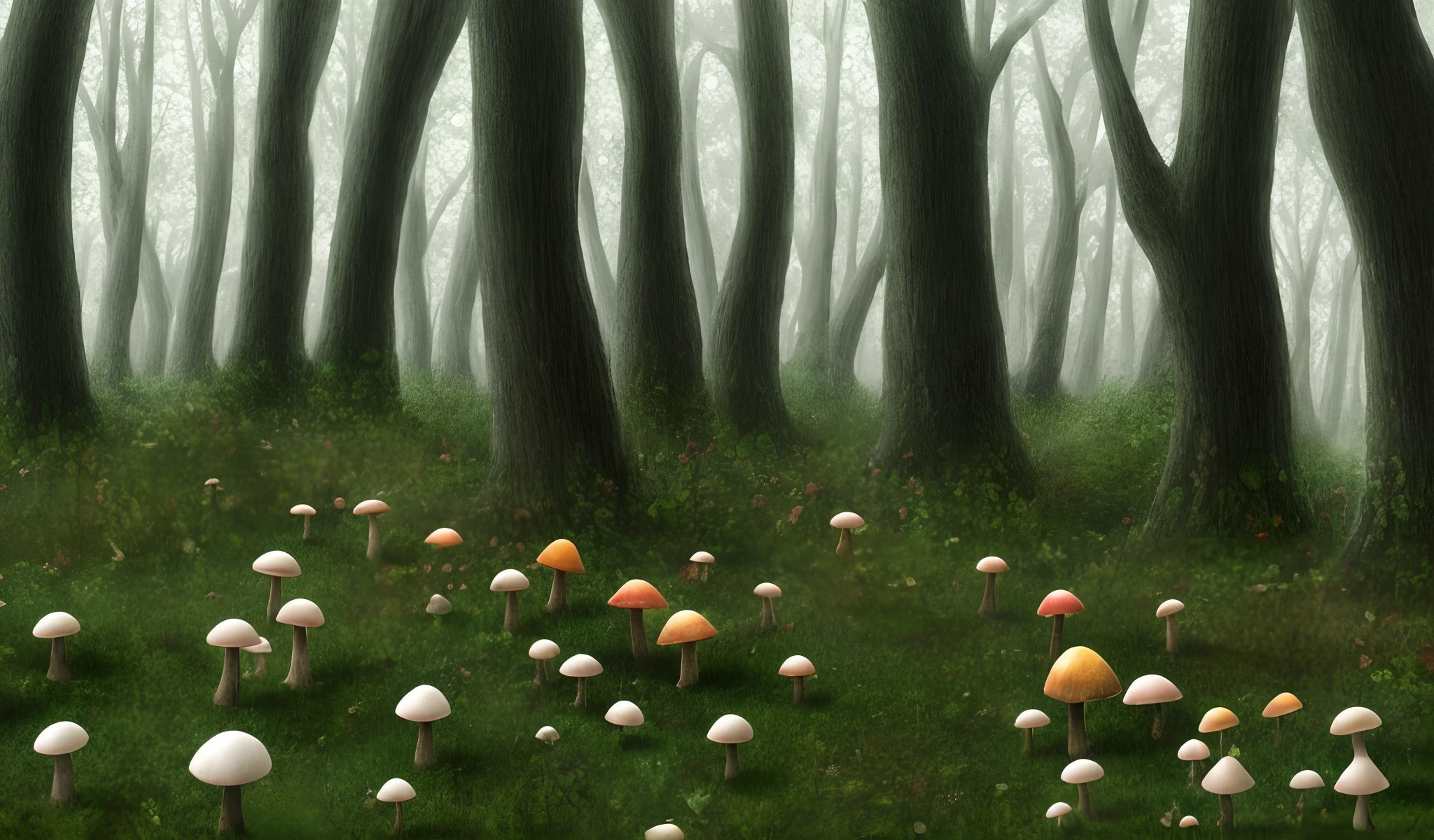 Mushroom forest