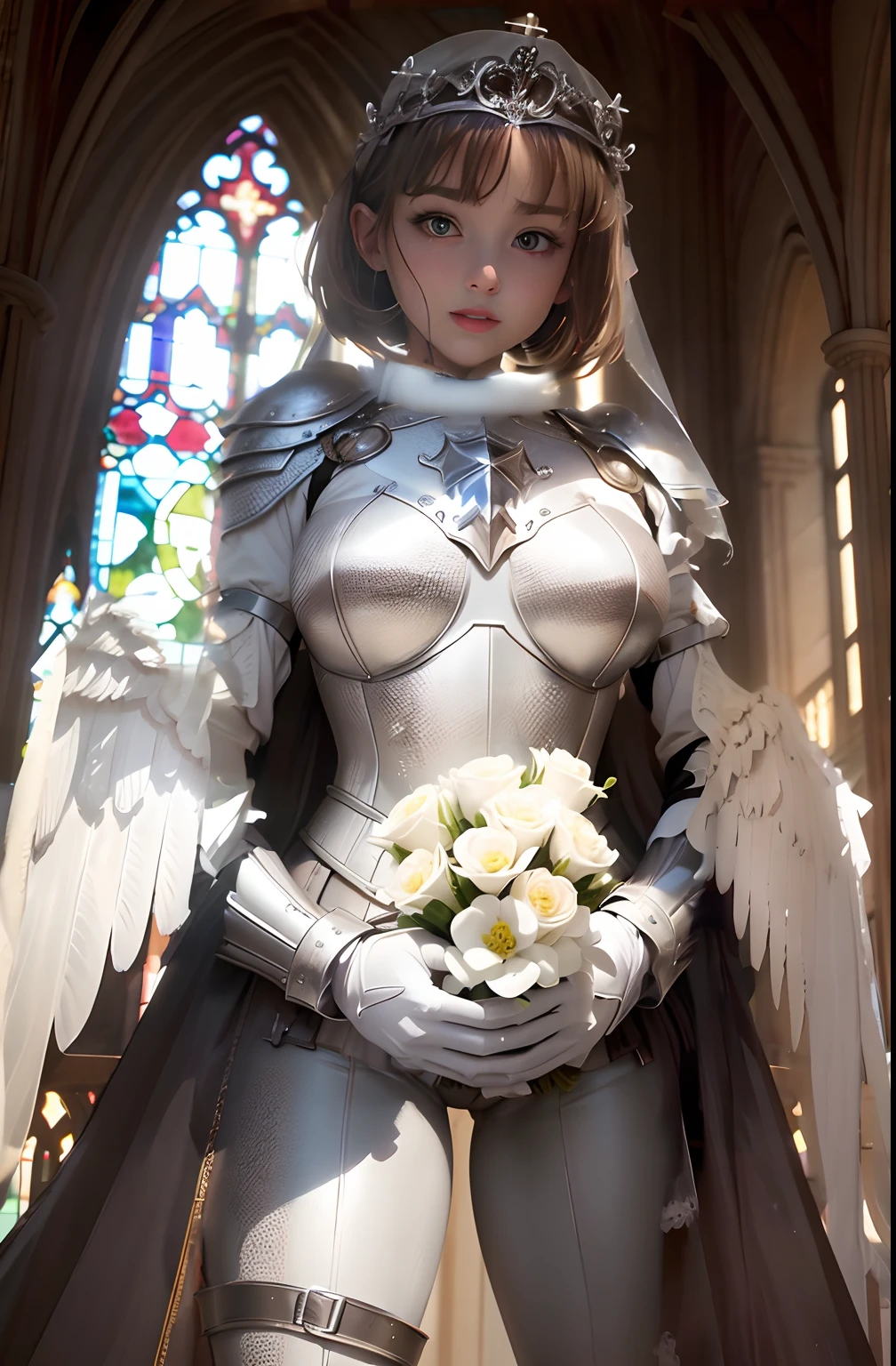 White see-through collar