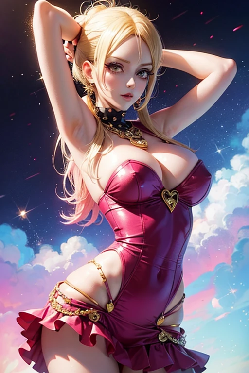 anime style; 3d; glitter; Ivankov from One Piece