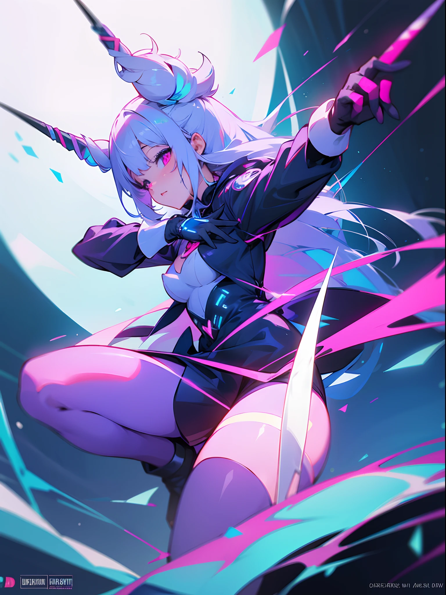 cyberbunny unicorn witch