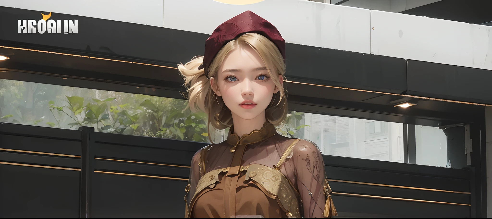Light smile、natta、Raw photography、(((Portrait of extreme beauty)))、((glistning skin))、1人、16 year old beautiful girl in Prague、bright expression、((Natura blonde hair))、[Big blue eyes that shine like jewels]、Glossy glossy skin、Silky long straight hair、eye liner、Beautiful bangs、Hair between the eyes、((​masterpiece、top-quality、ultra-detailliert、Film Light、intricate-detail、hight resolution、ighly detailed))、细致背景、8KUHD、Digital SLR、Soft light、hightquality、Film grain、FujifilmXT3 、Shallow depth of field、natural soft light、（No hands）、Kamimei、Lush bust