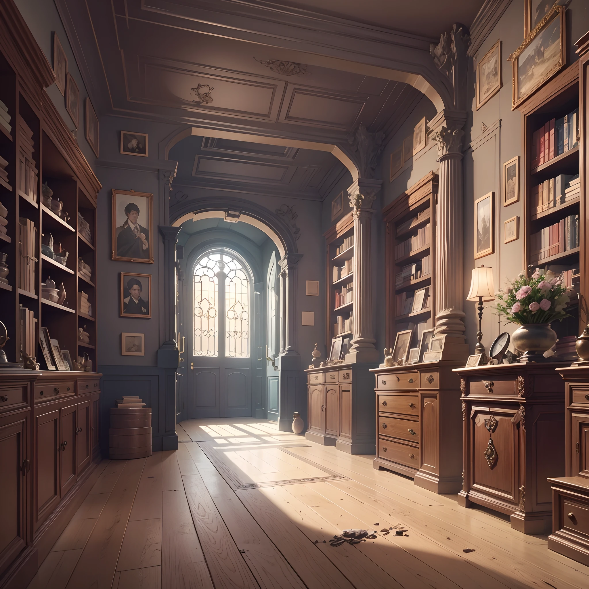 imagine an animated scene of a treasure room full of treasures --auto --s2