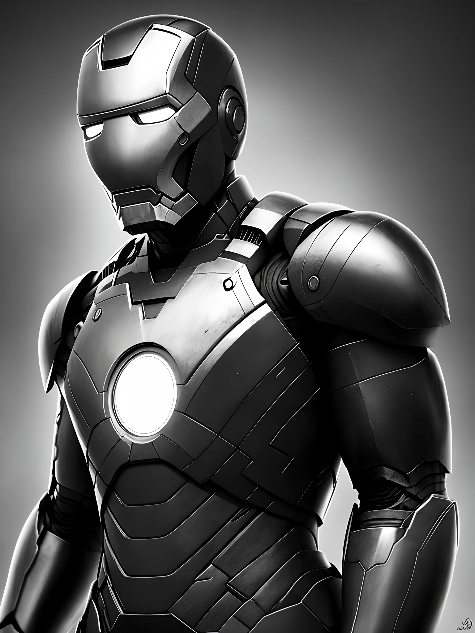 Iron man,portrait,mafia,Year 30,Realstic,black and White,pluie,nuit