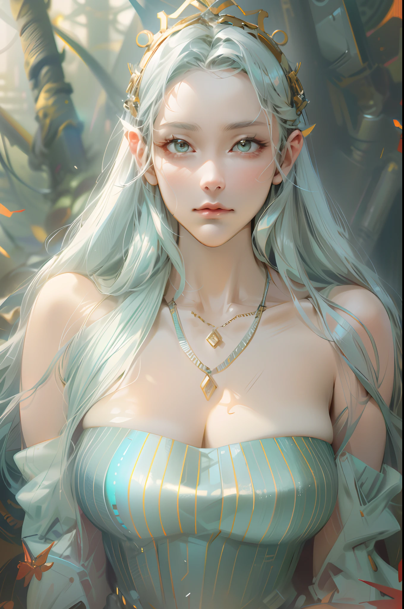 masterpiece, best quality, high quality, (futuristic:1.1), (cyberpunk clothes), cinematic lighting, (exquisite future), beautiful and aesthetic, ultra detailed, great composition, floating, depth of view, (extremely detailed CG, unity 8k wallpaper), (beautifully detailed background), beautiful hair details, dramatic lighting, GOGETTA, mecha,