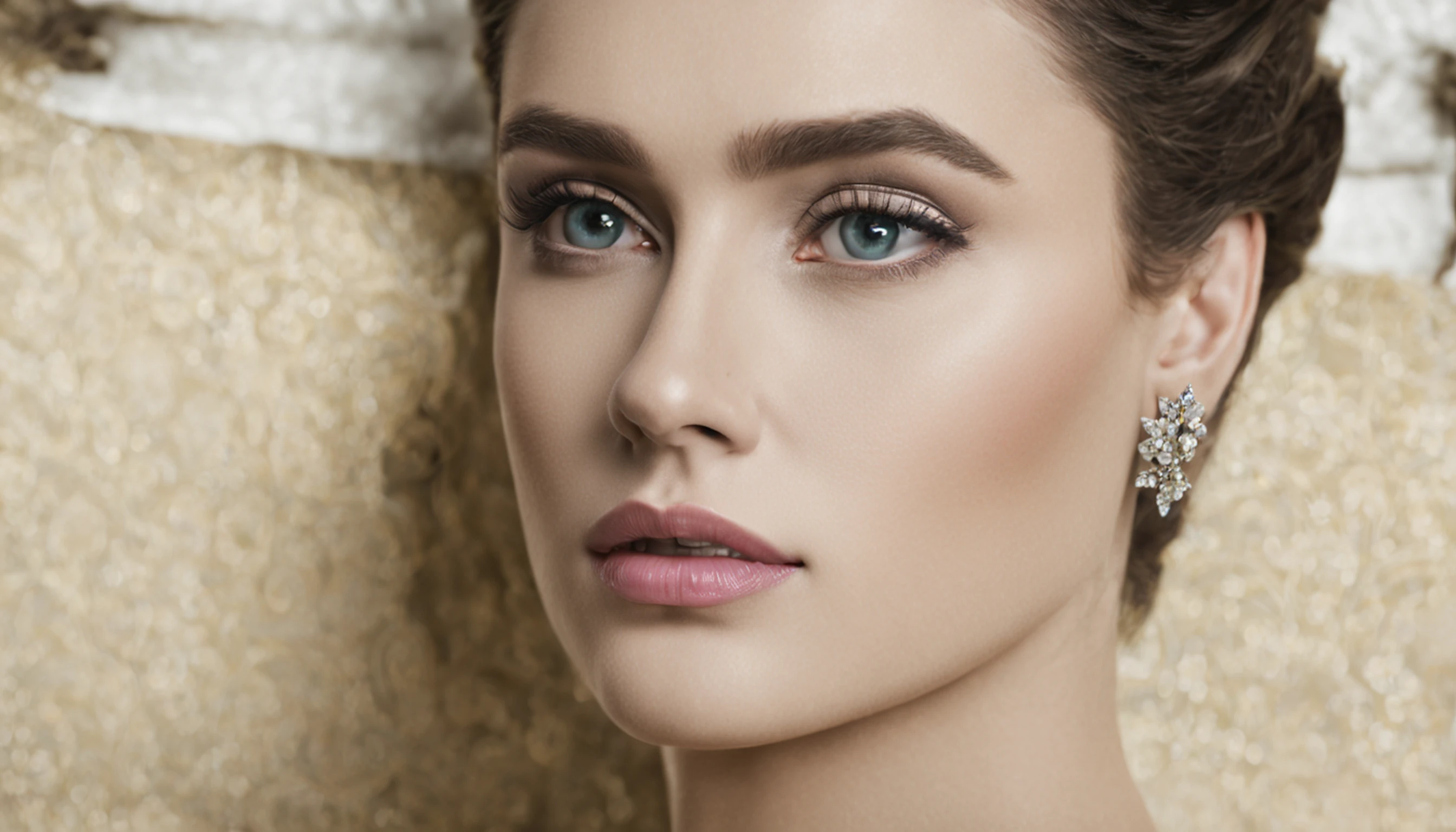 Detalhes do rosto HD，Reduce overall load ratios，Brilhante com os olhos de Deus，The queen is imposing