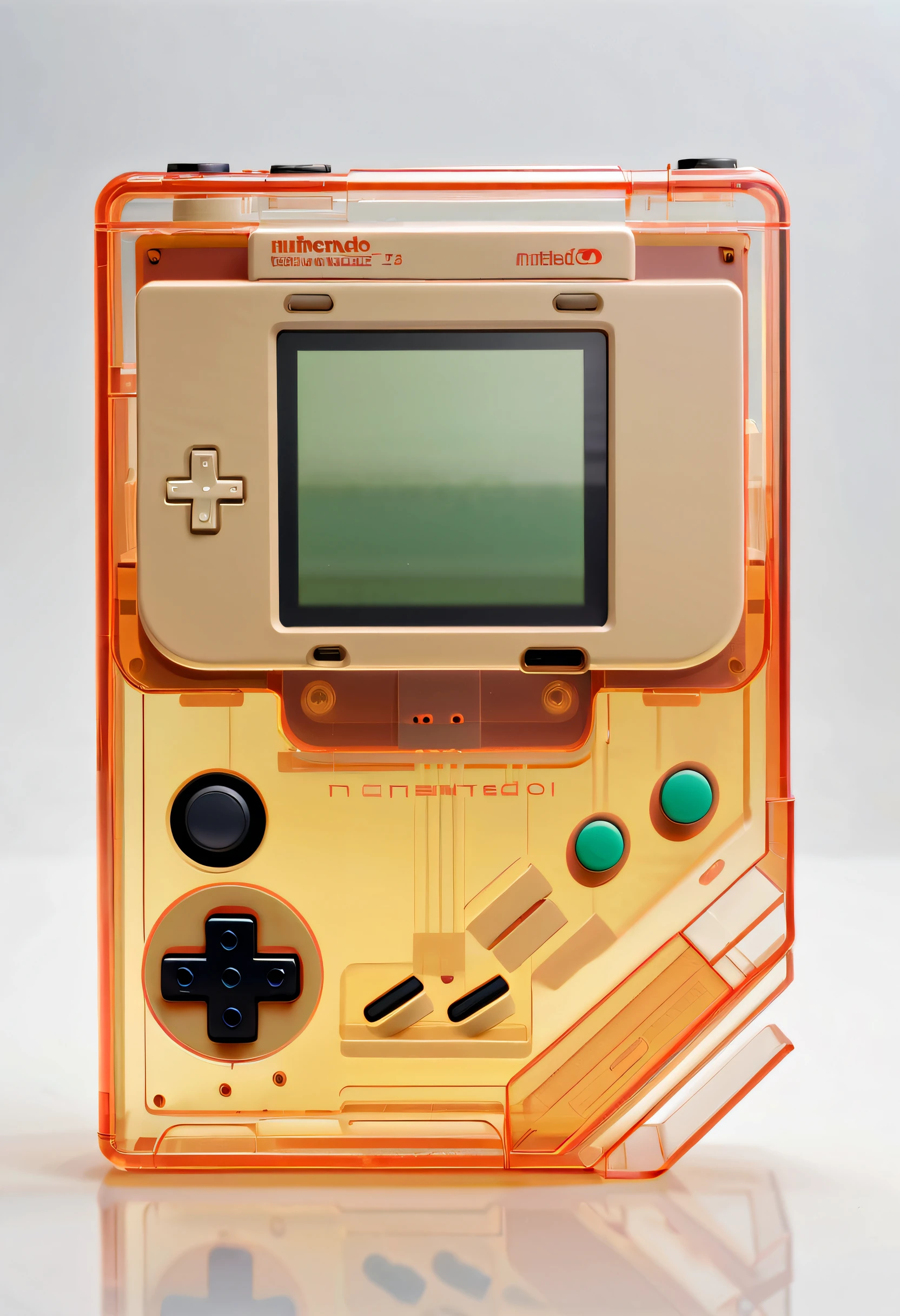 Japan, Nintendo, game console, The front of the product,handset, retro, transparent material