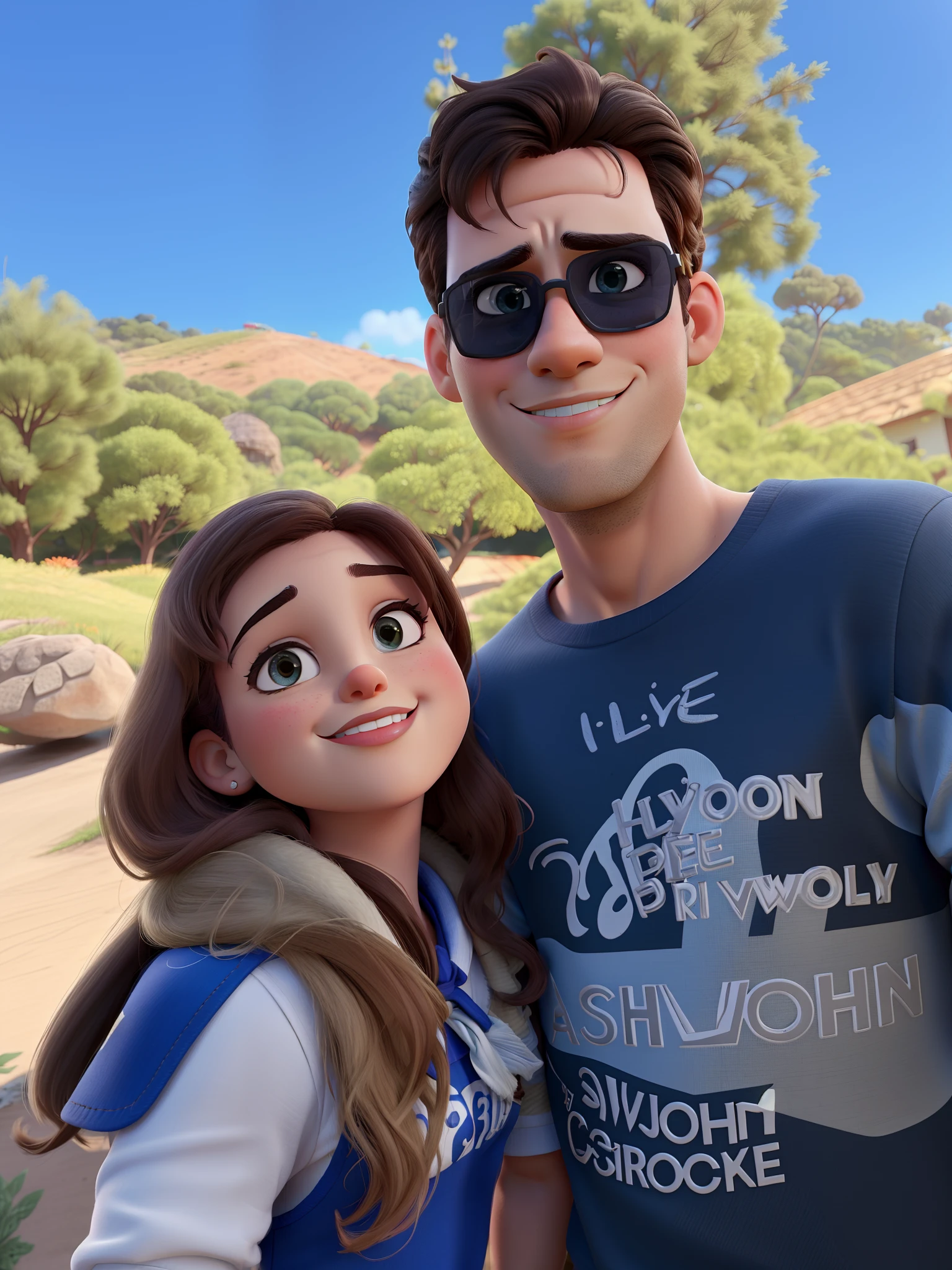Um casal apaixonado em Hollywood igual os casais da Disney